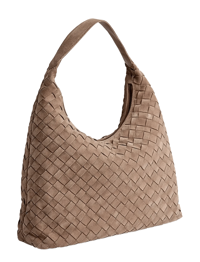Markberg - ZoenaMBG Bag, Suede Weave - mode trends - mocha mousse - 2