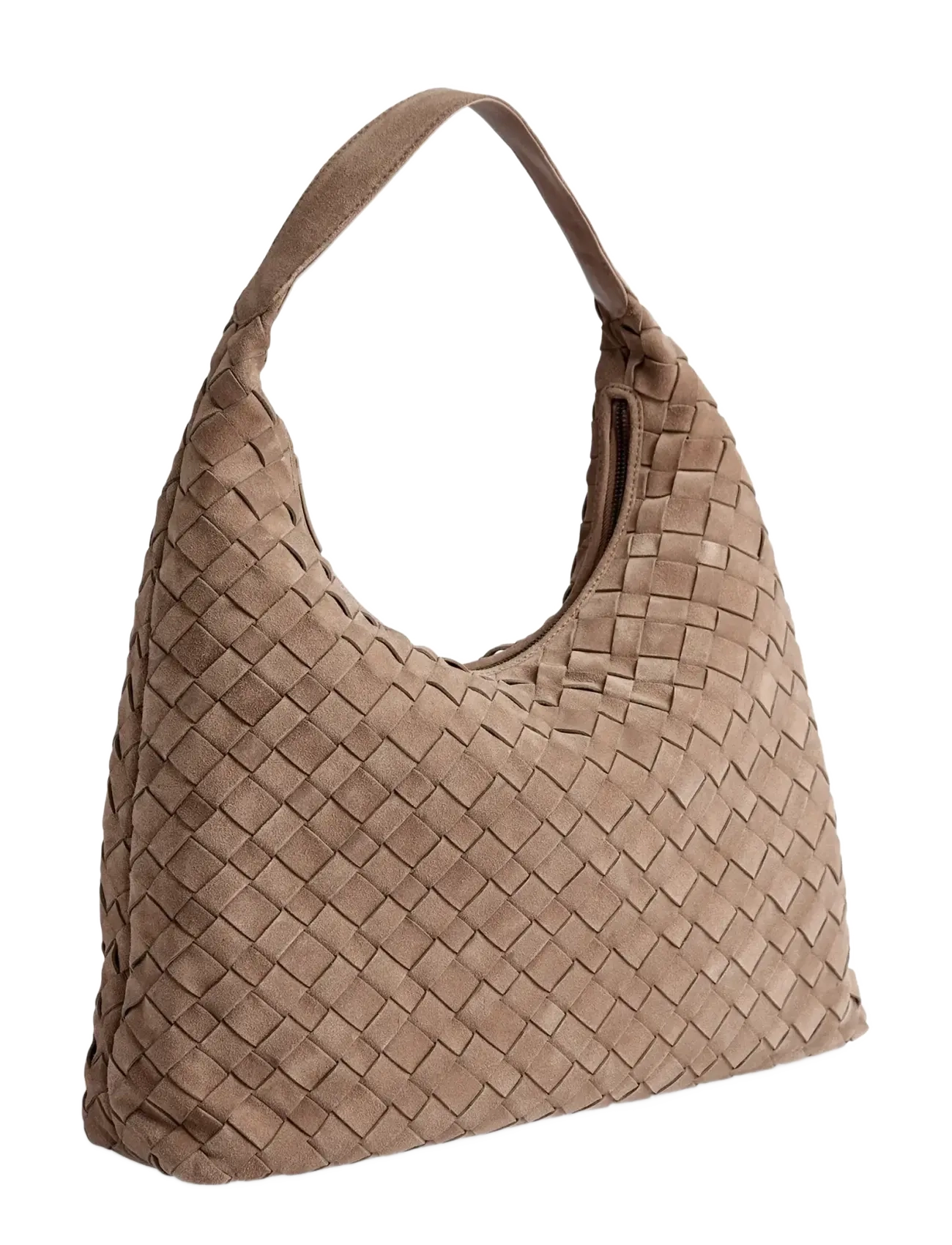 Markberg - ZoenaMBG Bag, Suede Weave - festtøj til outletpriser - mocha mousse - 2