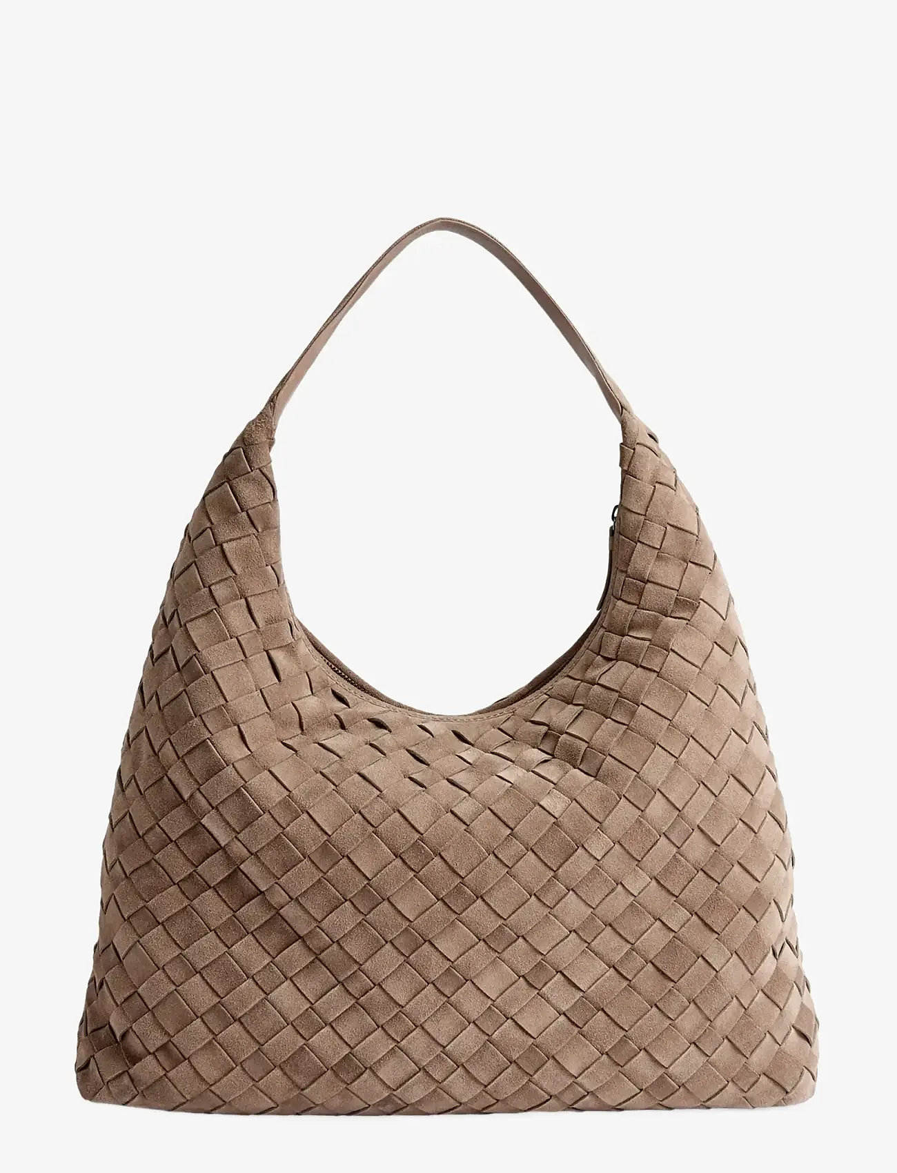 Markberg - ZoenaMBG Bag, Suede Weave - mode trends - mocha mousse - 4