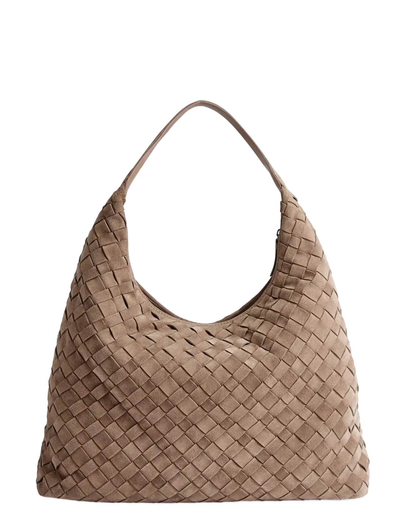 Markberg - ZoenaMBG Bag, Suede Weave - festtøj til outletpriser - mocha mousse - 4