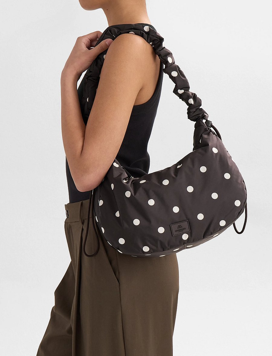 Markberg - GroundMBG Bag, Recycled - mode trends - polka dot, brown - 0