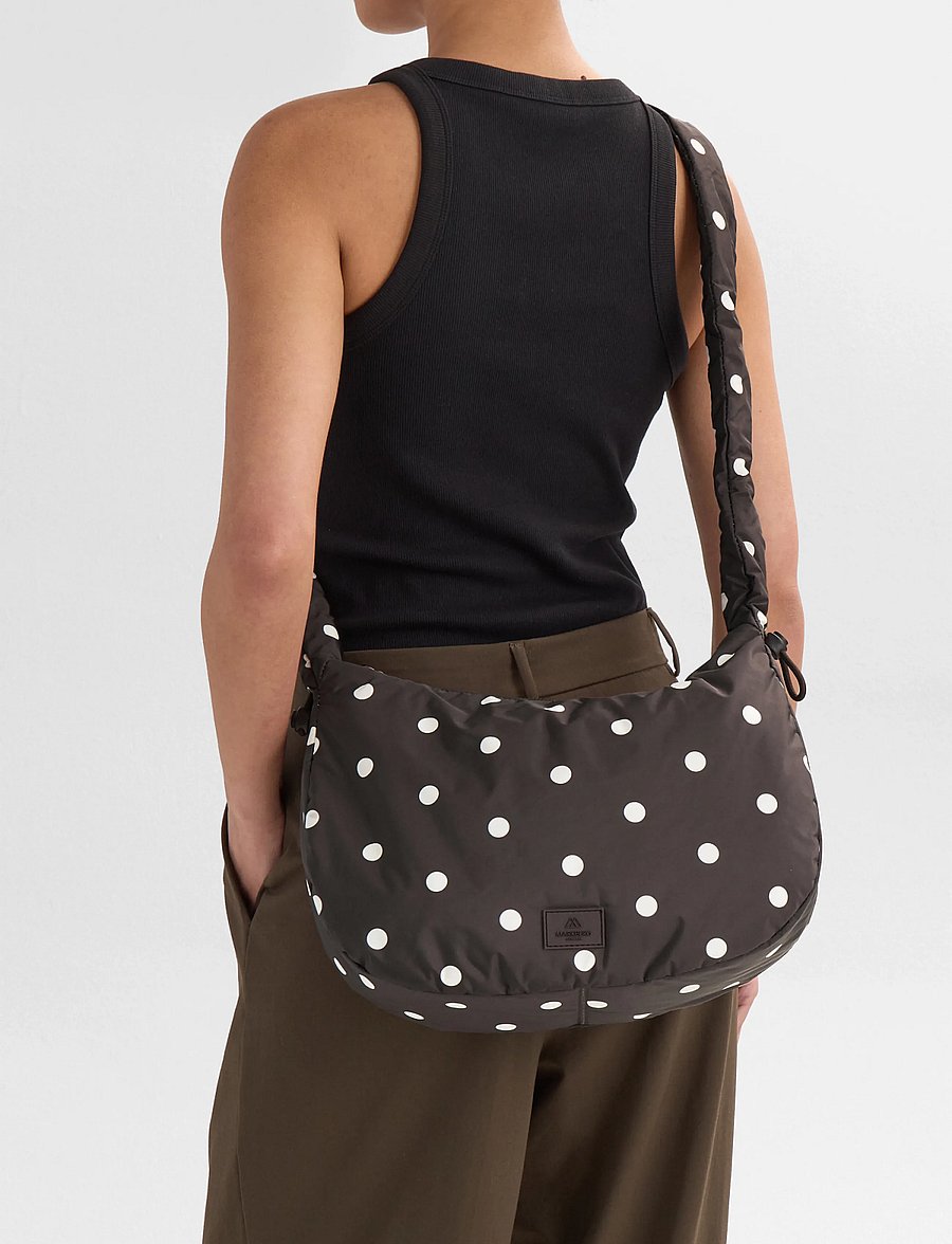 Markberg - GroundMBG Bag, Recycled - mode trends - polka dot, brown - 5