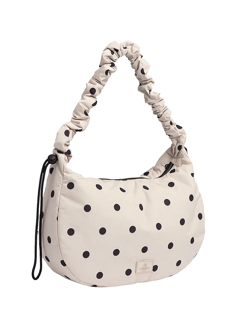 Markberg - GroundMBG Bag, Recycled - crossbody bags - polka dot, creme - 4