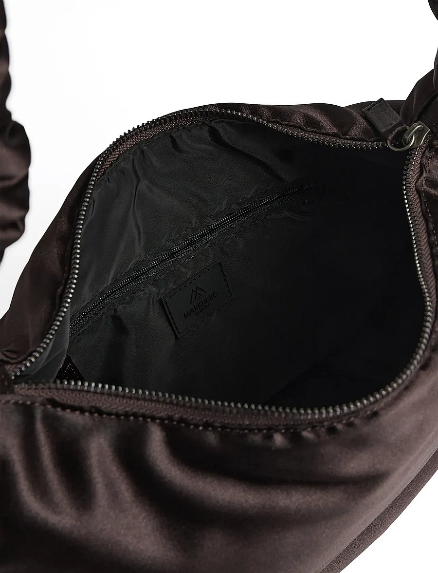 Markberg - GroundMBG Bag, Sateen - handväskor - truffle brown - 5