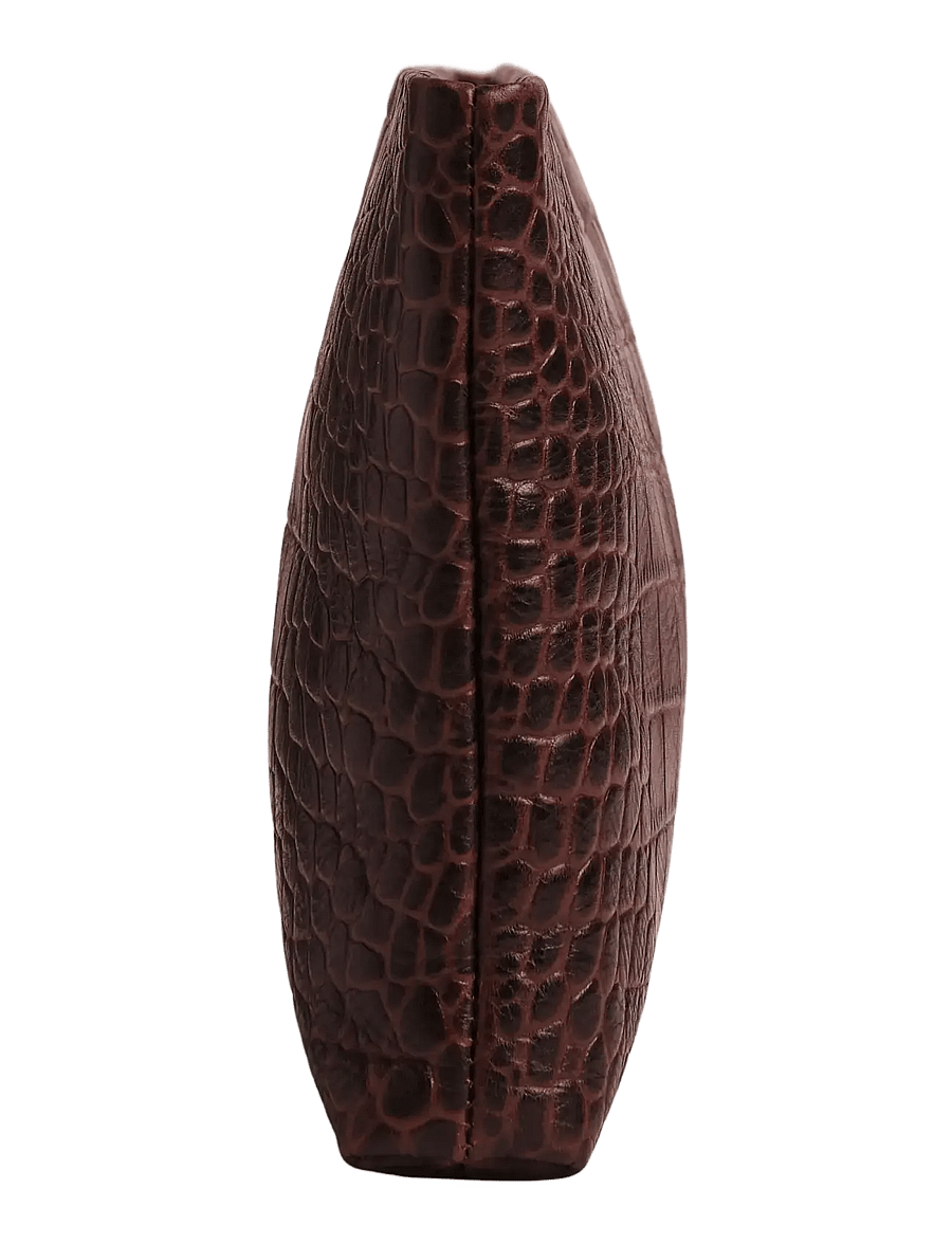 Markberg - IlaMBG Clutch, Croco - kuvertväskor - espresso brown - 1