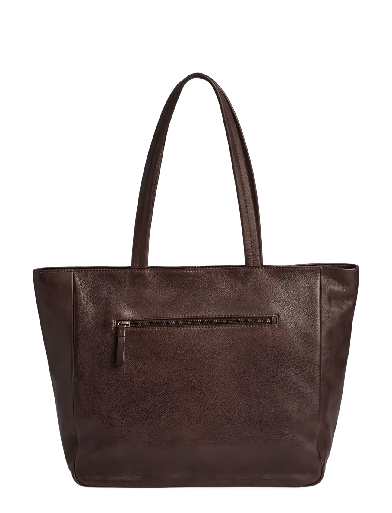 Markberg - EmberMBG Shopper, Soft Vintage - chocolate brown w/br. gold - 4