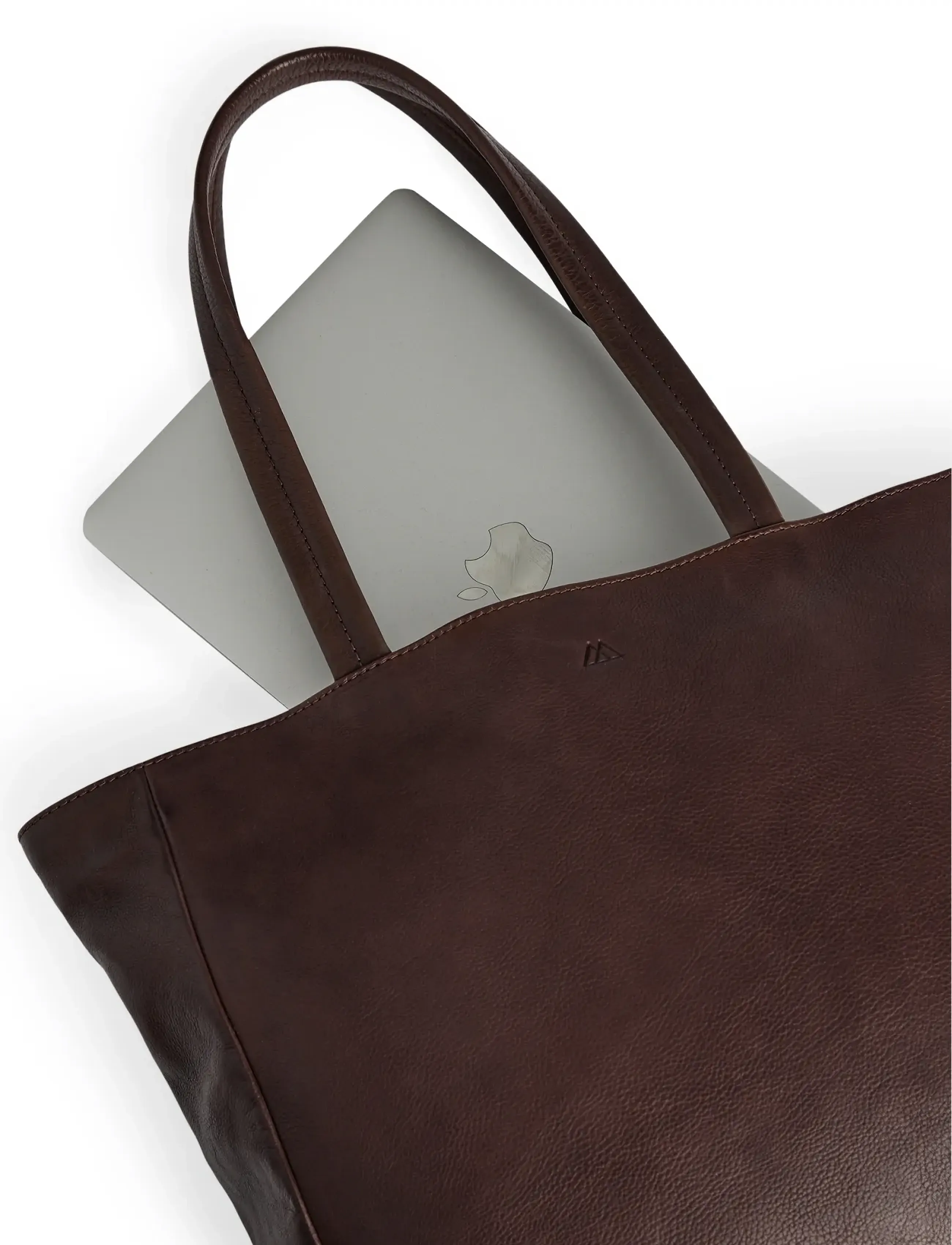 Markberg - EmberMBG Shopper, Soft Vintage - chocolate brown w/br. gold - 5