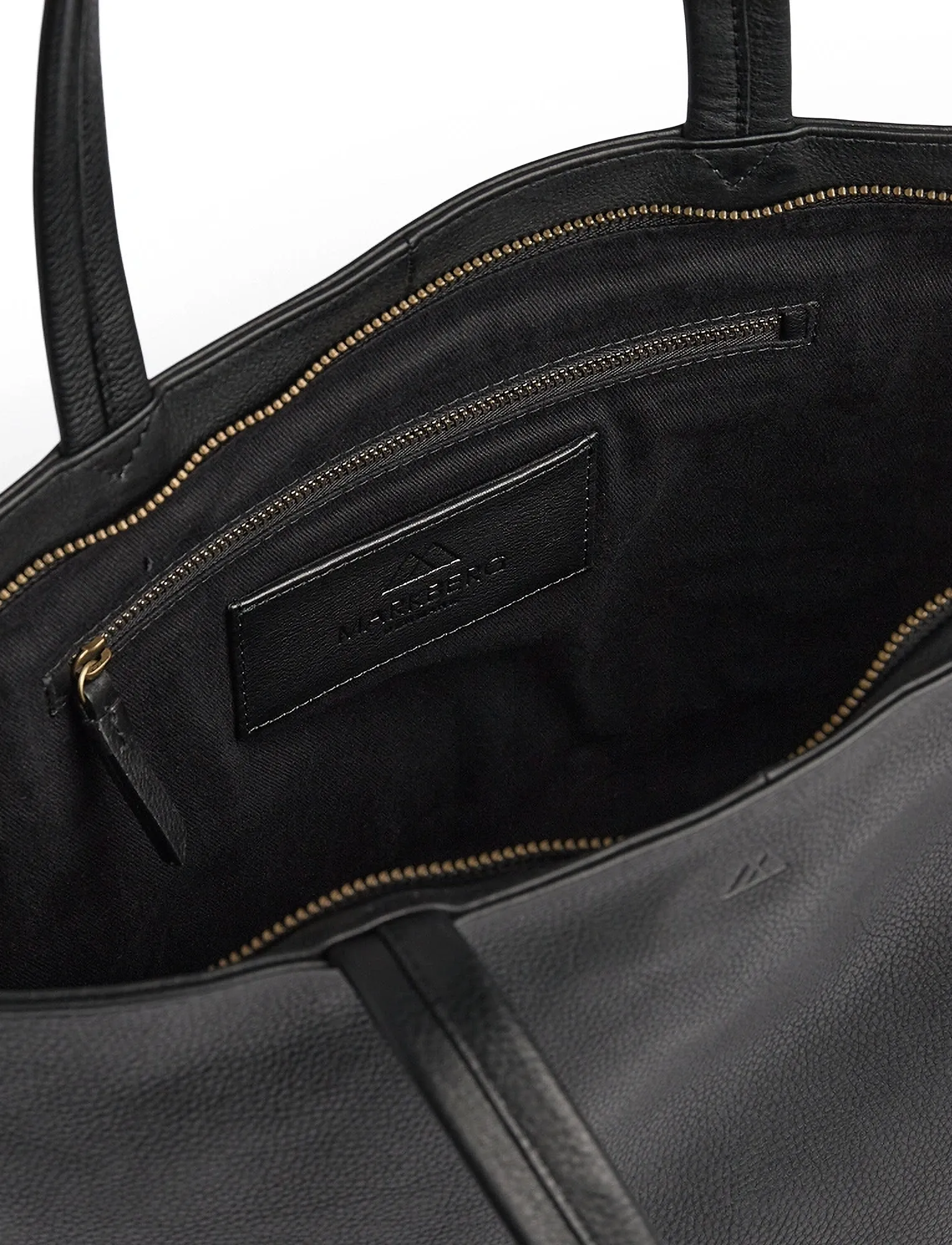 Markberg - EmberMBG Shopper, Soft Vintage - black w/br. gold - 4