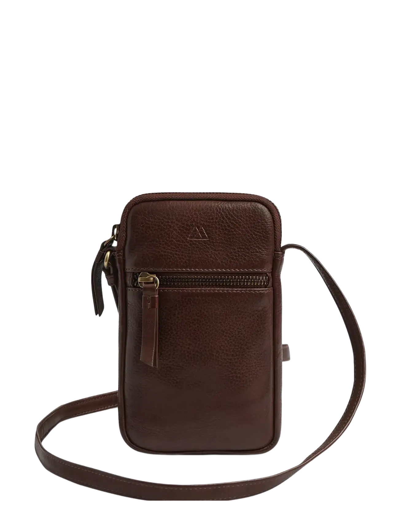 Markberg RiverMBG Mini Cross. Bag, Vin. - Väskor - CHOCOLATE BROWN W/BR. GOLD / brown