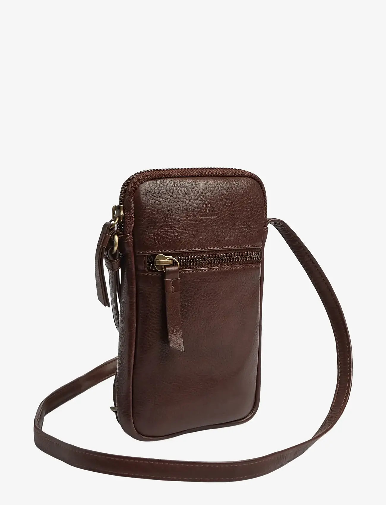 Markberg - RiverMBG Mini Cross. Bag, Vin. - mode trends - chocolate brown w/br. gold - 2
