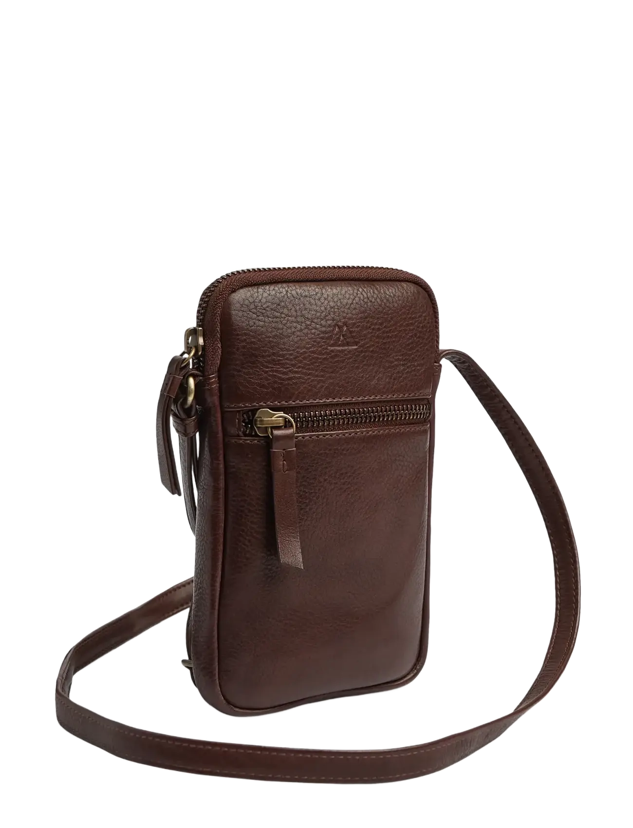 Markberg - RiverMBG Mini Cross. Bag, Vin. - accessories - chocolate brown w/br. gold - 2