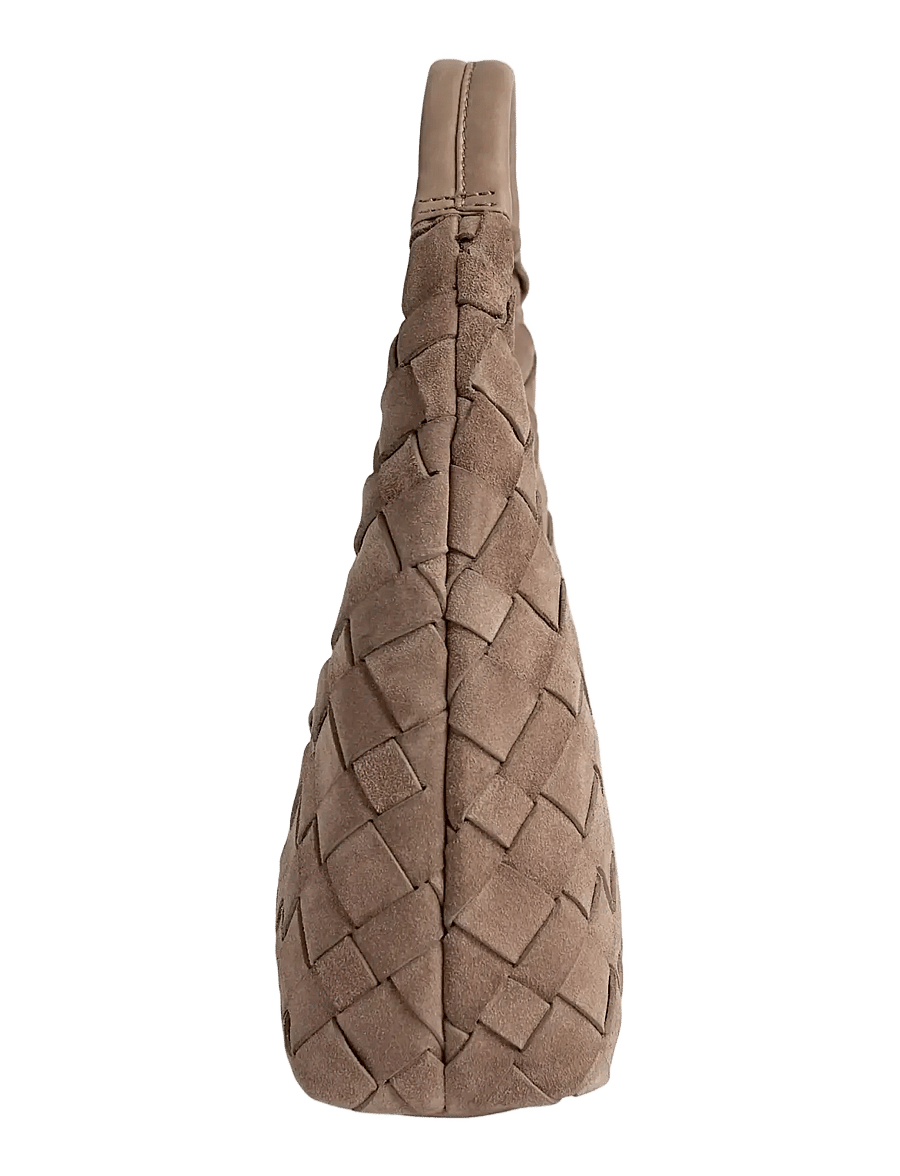 Markberg - HaymaMBG Handbag, Sue. Weave - moetrendid - mocha mousse - 3