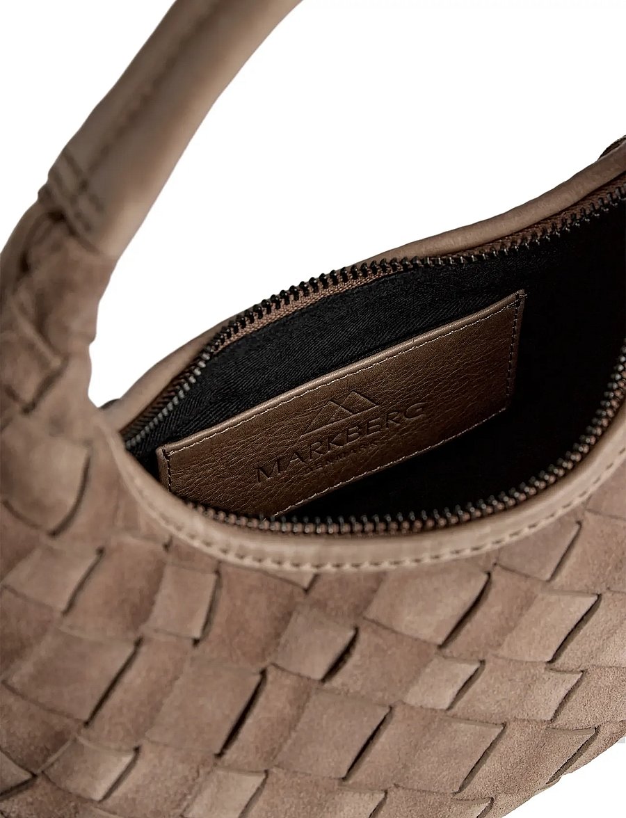 Markberg - HaymaMBG Handbag, Sue. Weave - moetrendid - mocha mousse - 5