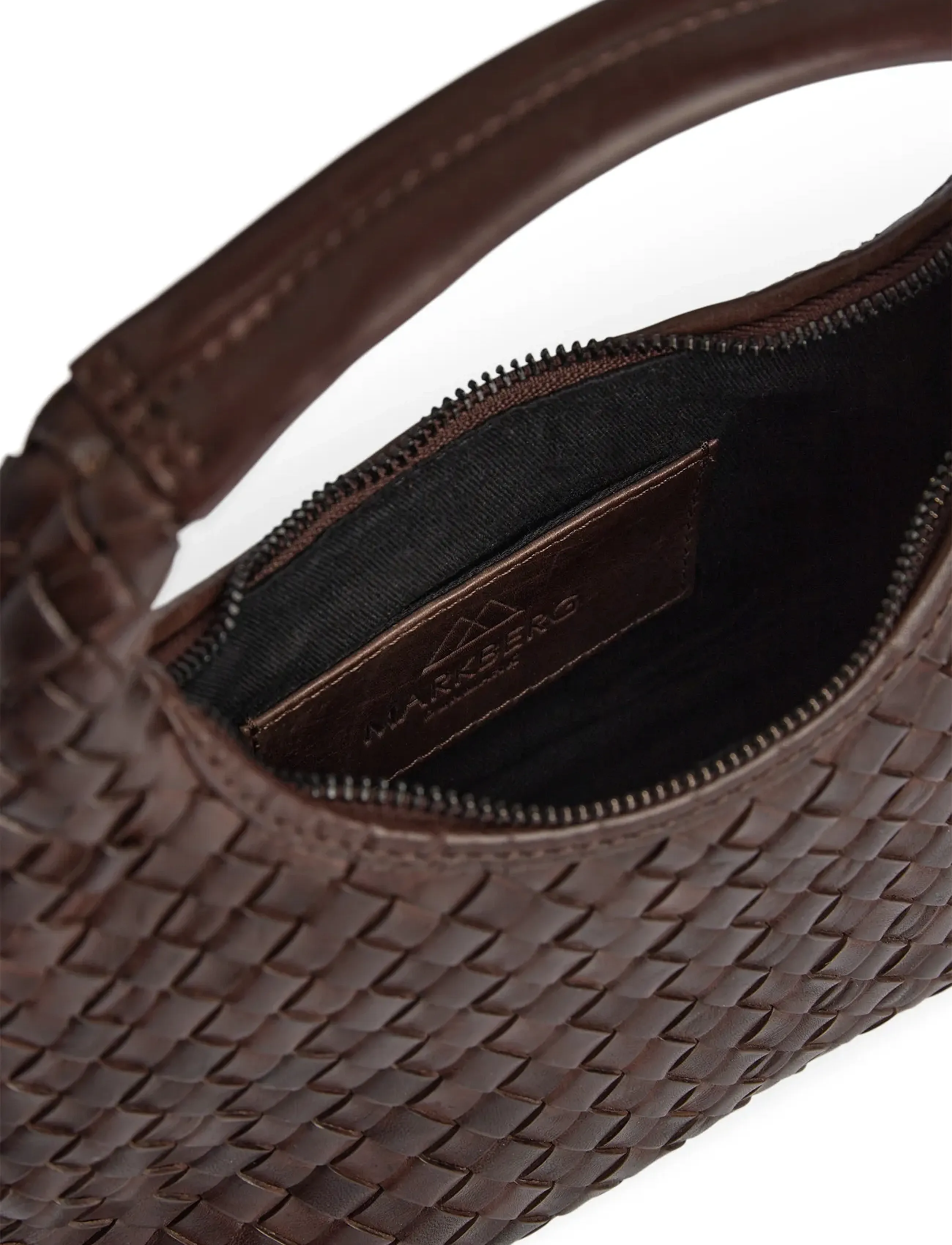 Markberg - HaymaMBG Handbag, Weave - mode trends - dark brown - 4