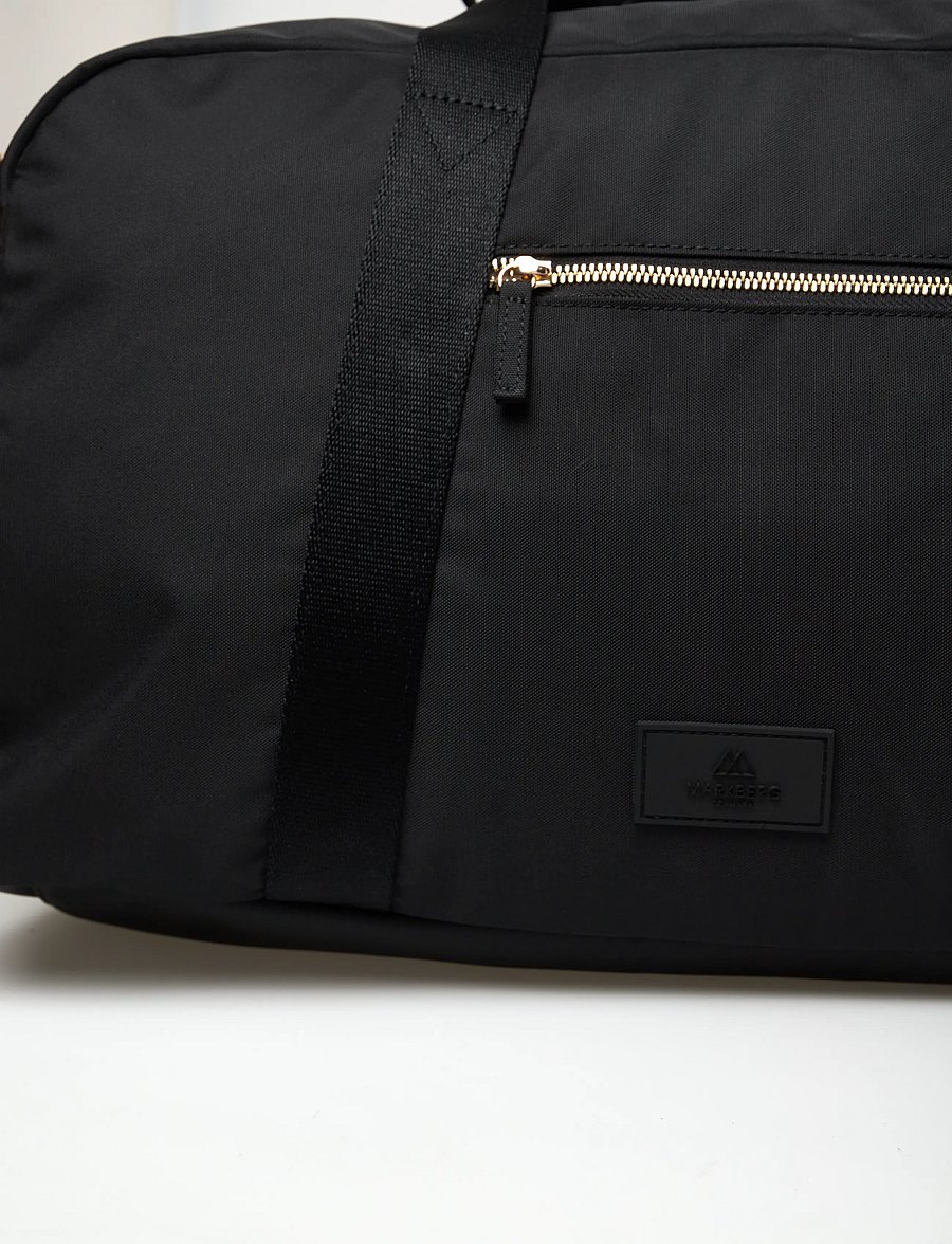 Markberg - HikeMBG Weekend Bag, Recycled - modetrender - black w/gold - 3