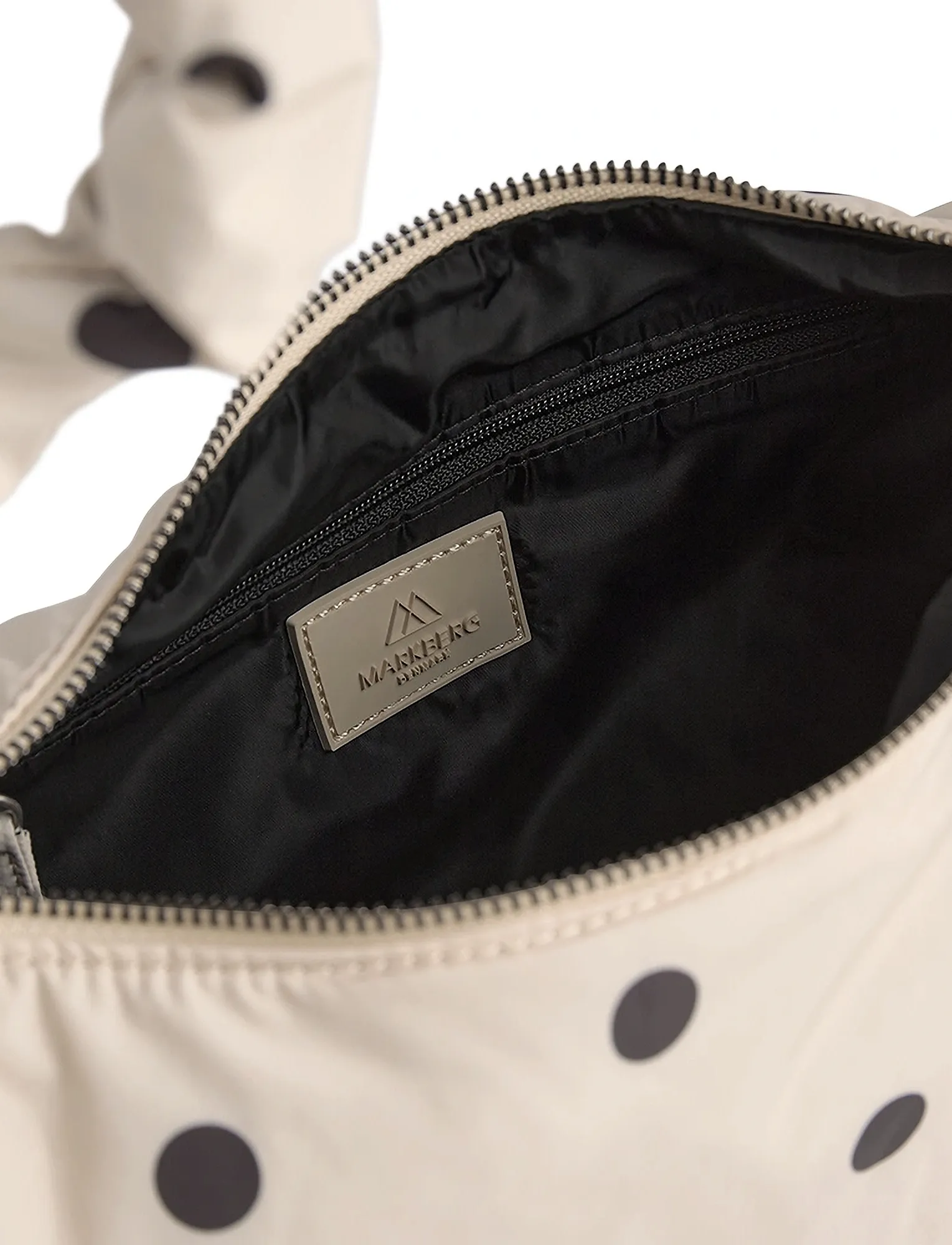 Markberg - CraveMBG Bag, Recycled - axelremsväskor - polka dot, creme - 4