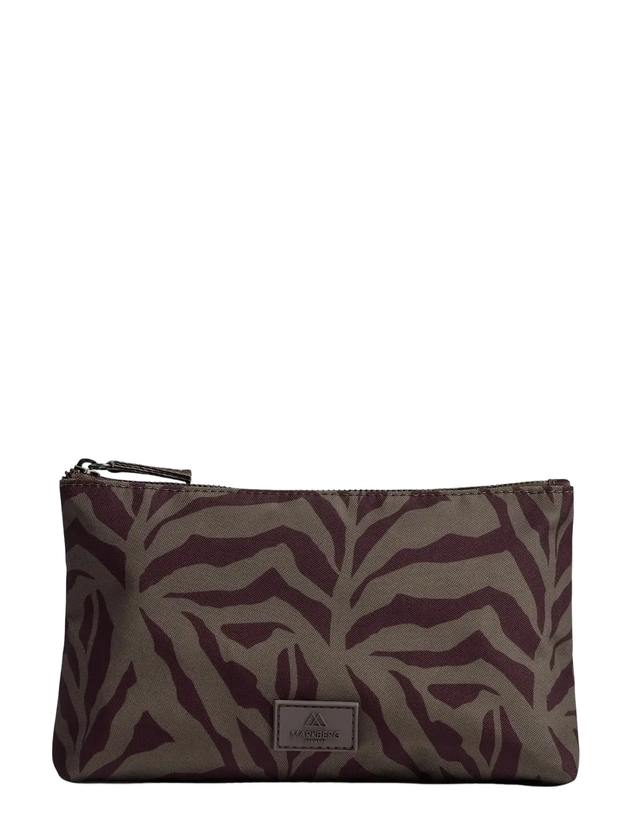 Markberg RemoteMBG Make-Up Pouch, Rec. - Kofferter & Tilbehør - ZEBRA, MAJOR BR. W/BURG. / brown