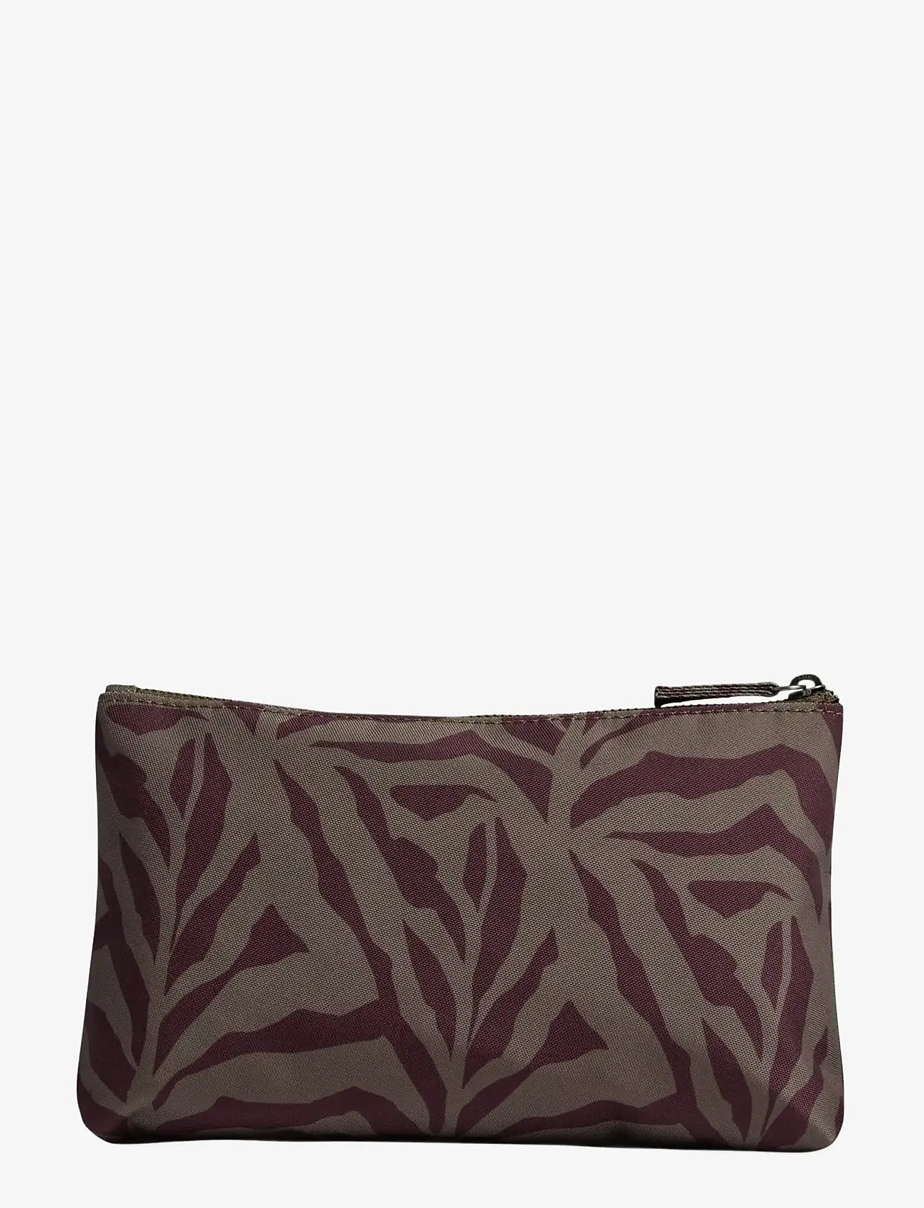 Markberg - RemoteMBG Make-Up Pouch, Rec. - toiletartikler - zebra, major br. w/burg. - 3