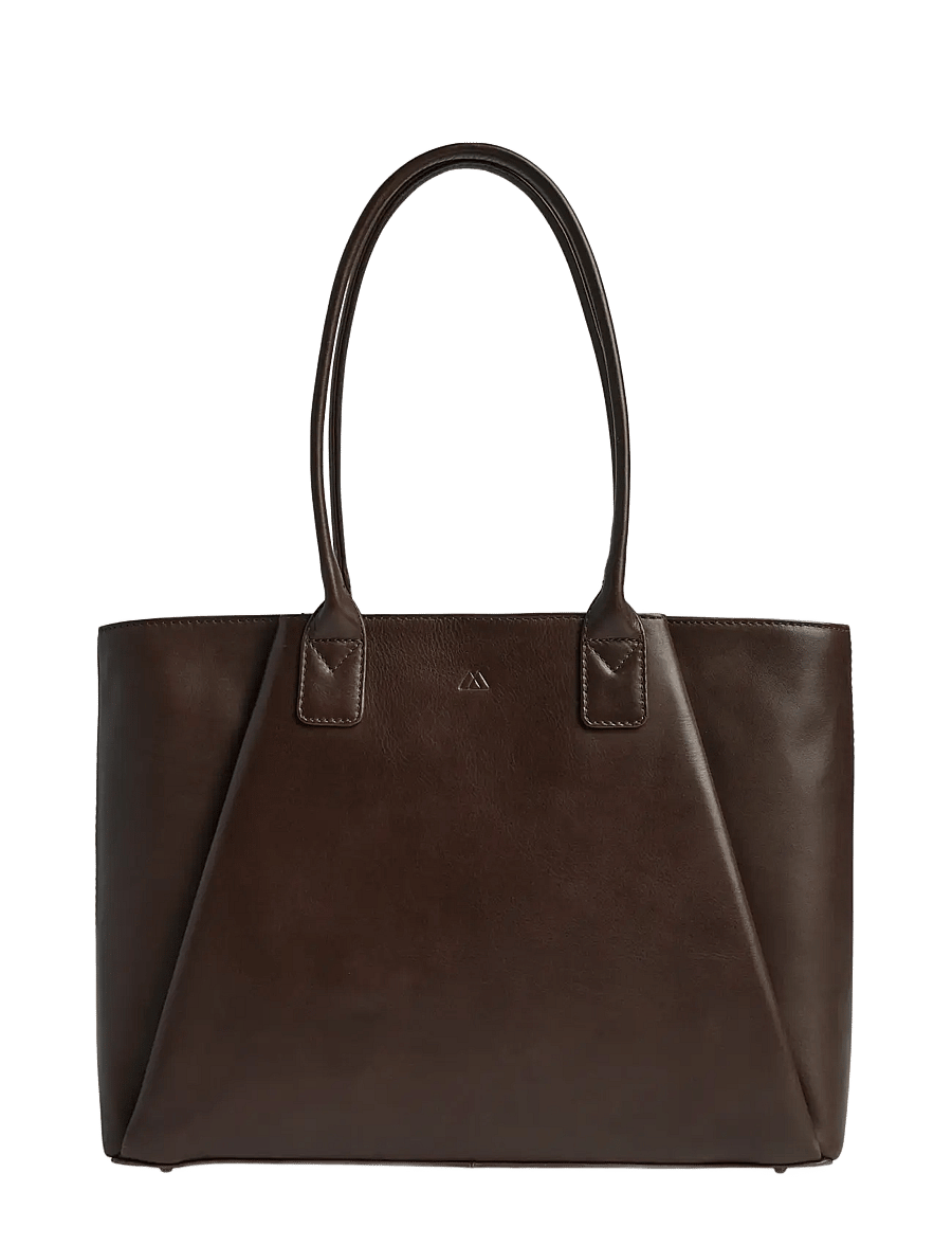 Markberg - SayaMBG Work Bag, Antique - fashion trends - dark brown w/br. gold - 0