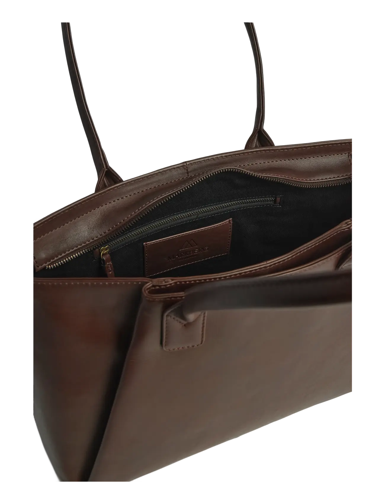 Markberg - SayaMBG Work Bag, Antique - mode trends - dark brown w/br. gold - 4