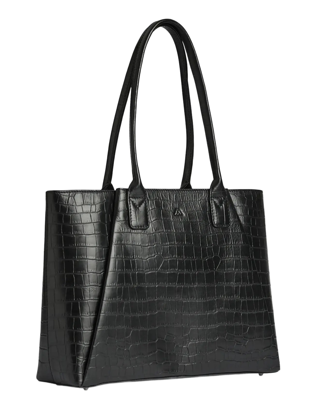 Markberg - SayaMBG Work Bag, Calm Croco - tote bags - black - 1