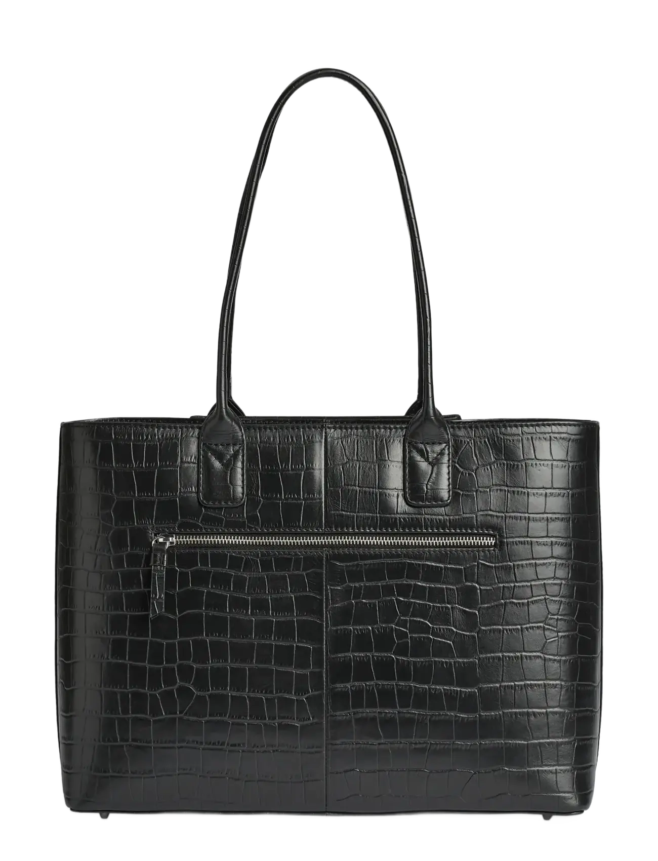 Markberg - SayaMBG Work Bag, Calm Croco - tote bags - black - 3