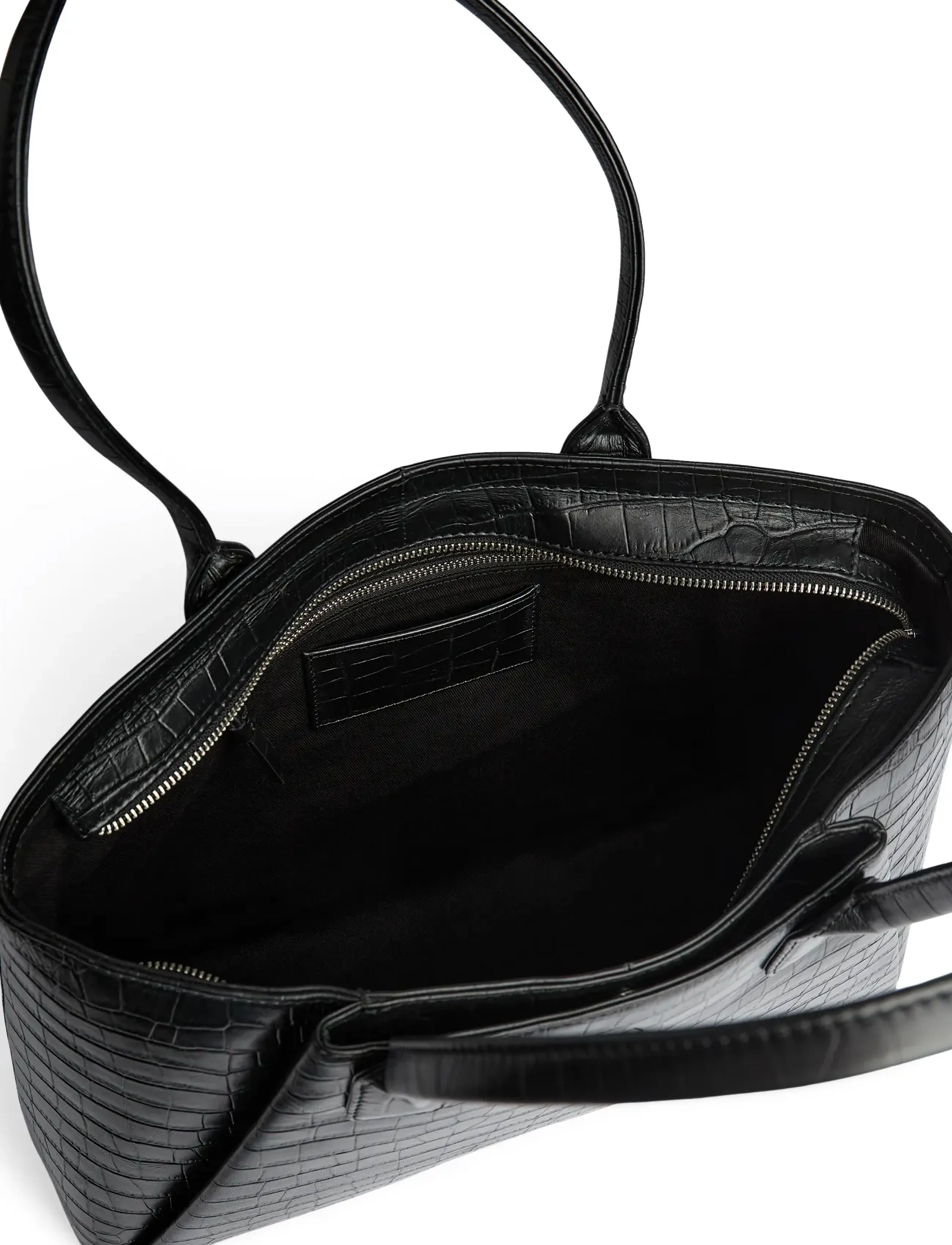 Markberg - SayaMBG Work Bag, Calm Croco - tote bags - black - 4