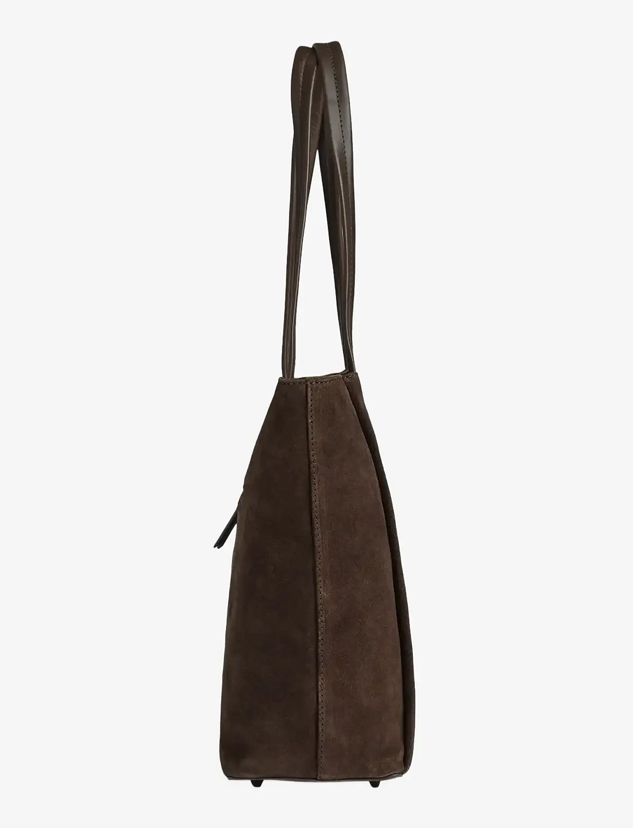Markberg - SayaMBG Work Bag, Suede - shoppere - dark brown - 3