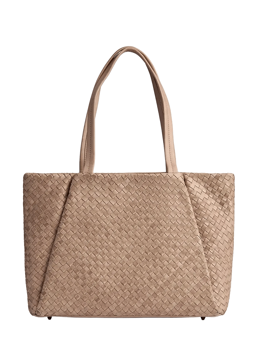 Markberg - SayaMBG Work Bag, Weave - shoppere - mocha mousse - 1