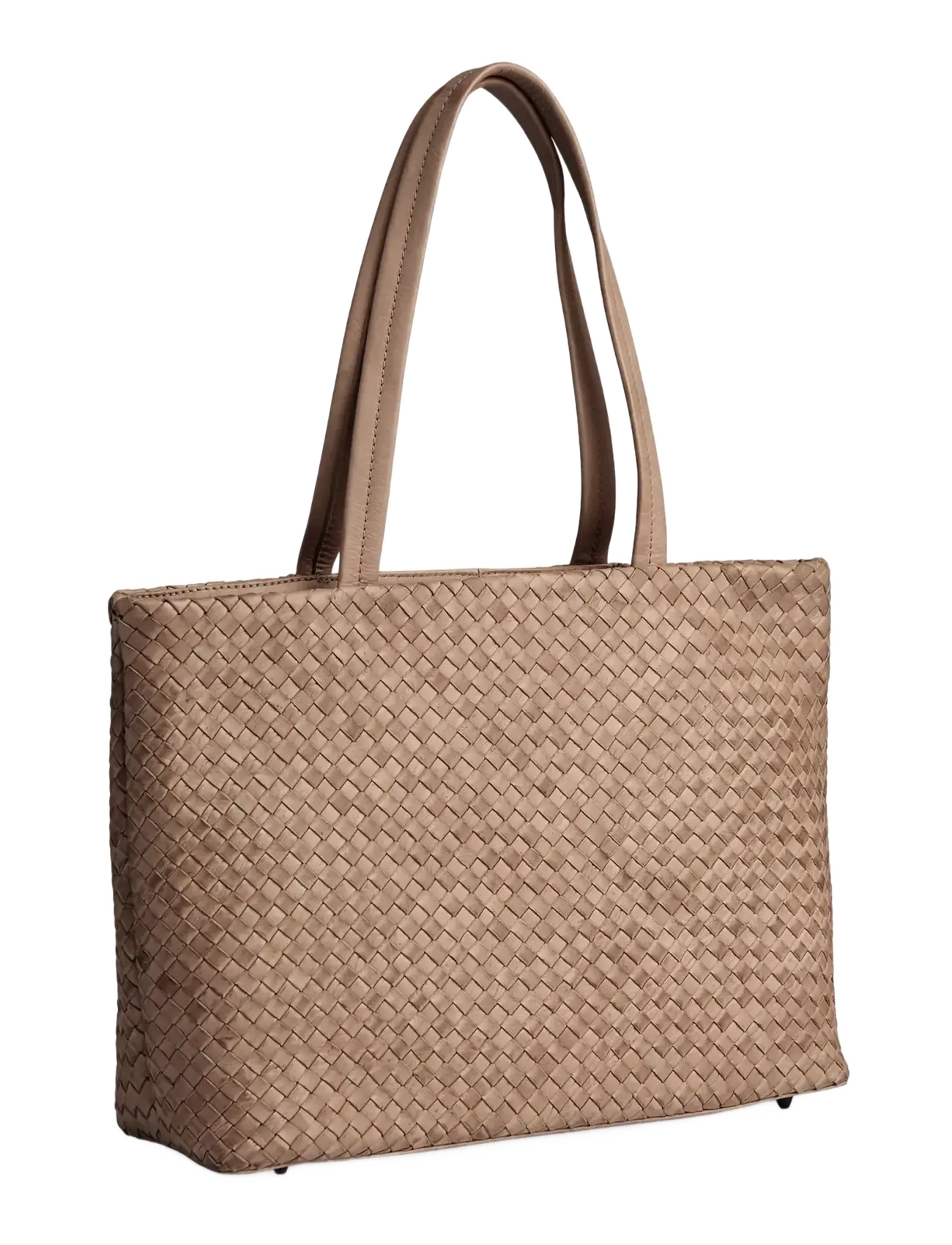 Markberg - SayaMBG Work Bag, Weave - accessoarer - mocha mousse - 2