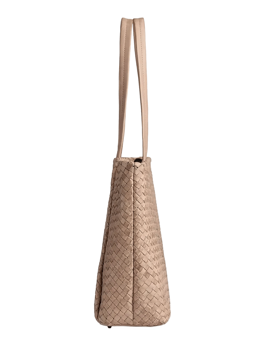 Markberg - SayaMBG Work Bag, Weave - shoppere - mocha mousse - 3