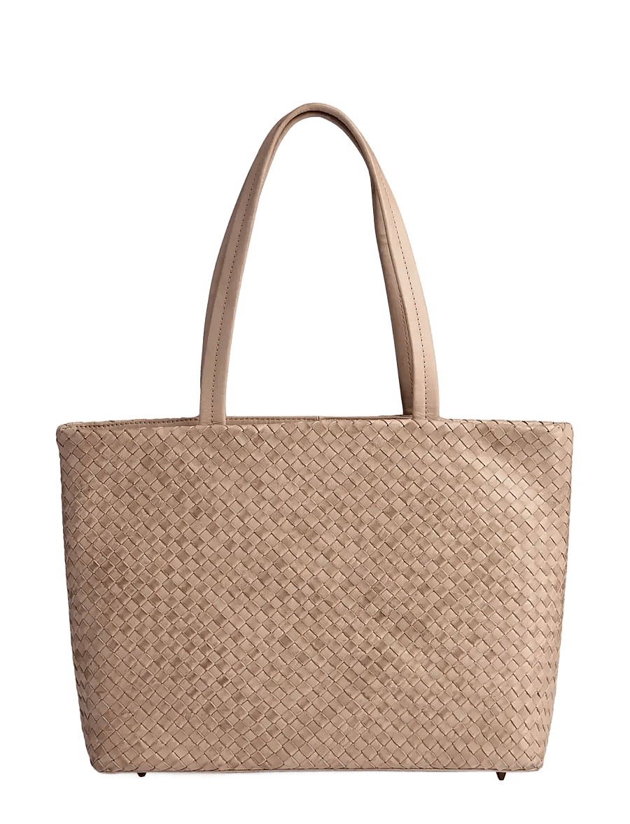 Markberg - SayaMBG Work Bag, Weave - shoppere - mocha mousse - 4