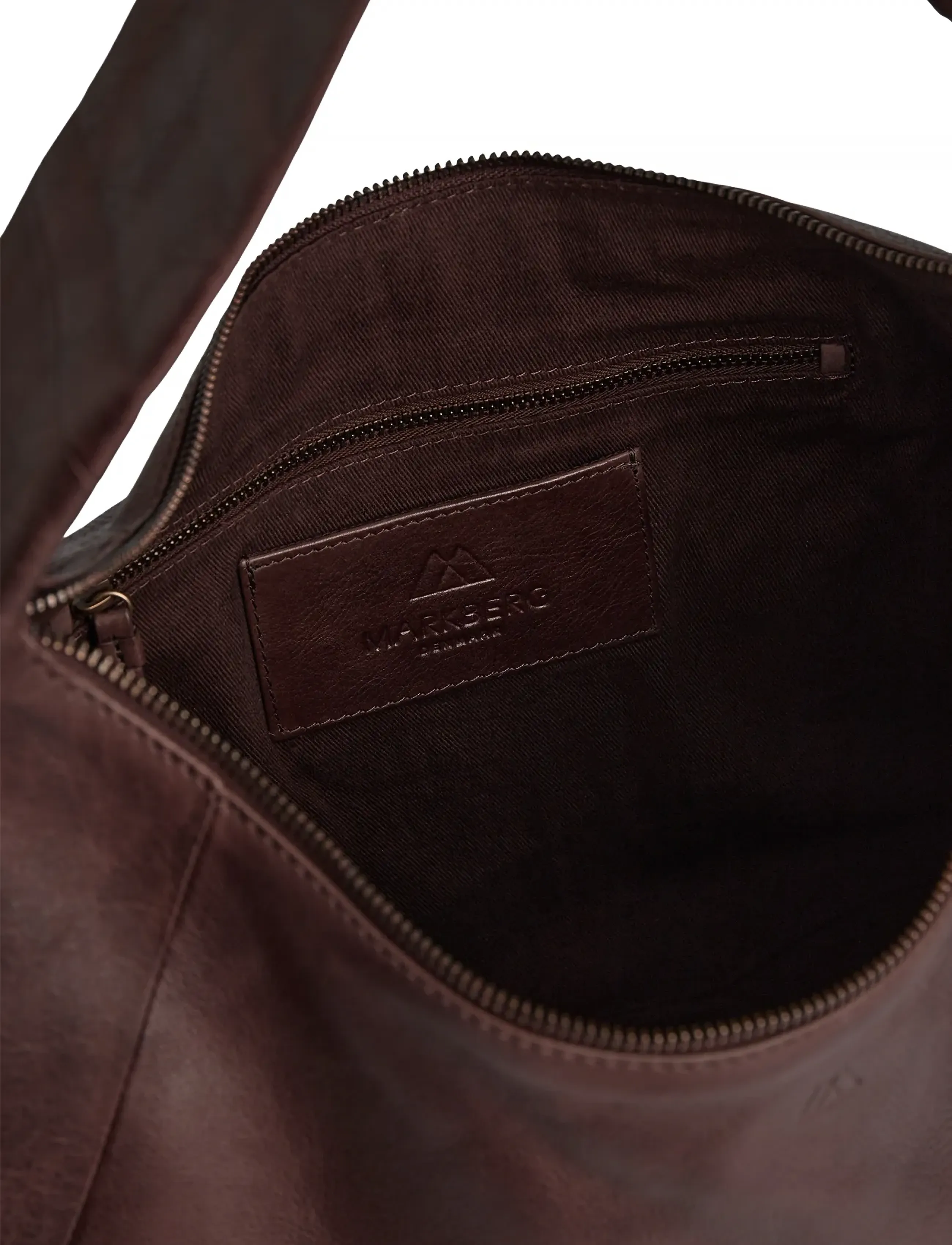 Markberg - SamaraMBG Bag, Soft Vintage - akcesoria - chocolate brown w/br. gold - 5