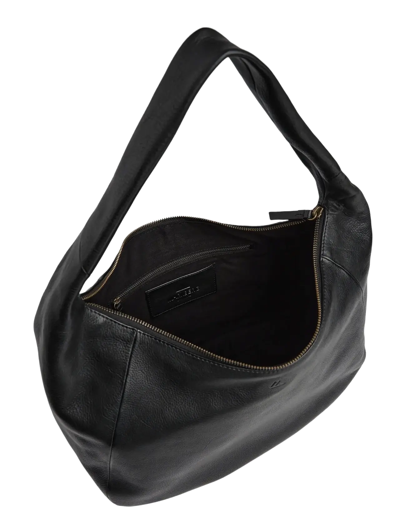 Markberg - SamaraMBG Bag, Soft Vintage - shoppingväskor - black w/br. gold - 4