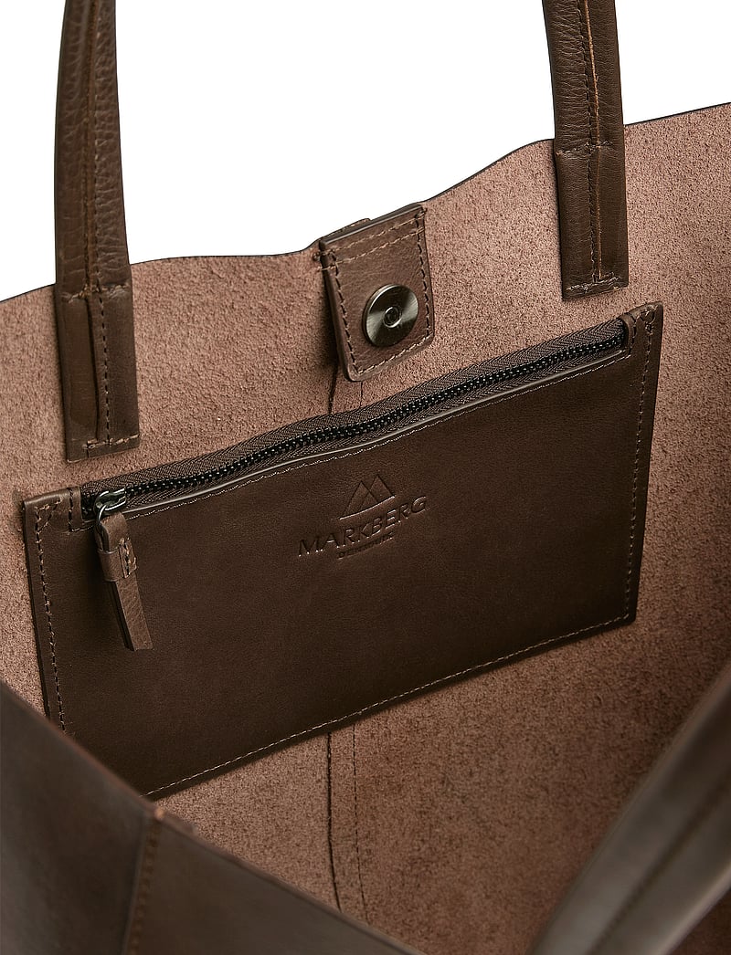 Markberg - ZarahMBG Shopper, Antique - shoppingväskor - dark brown - 4