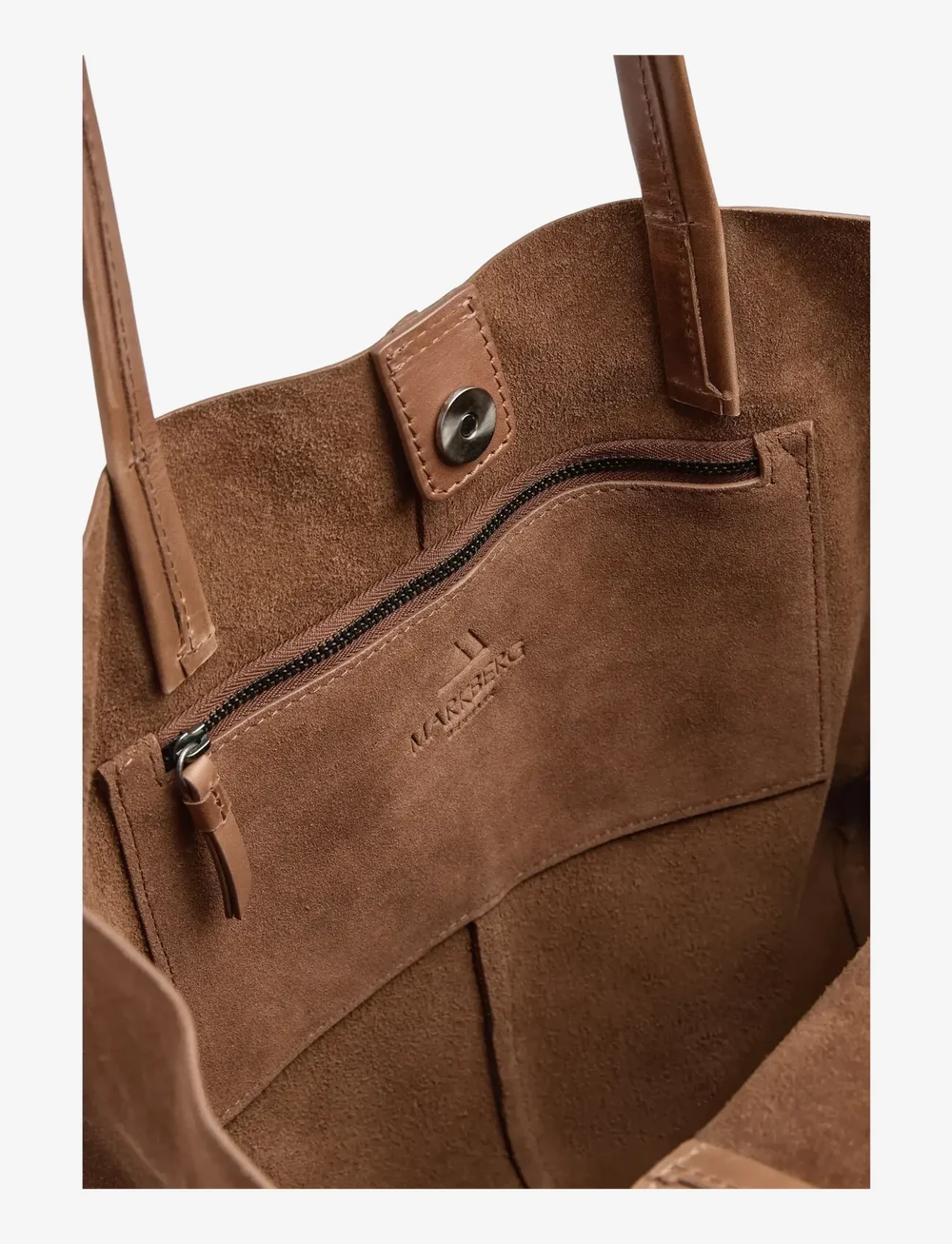 Markberg - ZarahMBG Shopper, Suede - shoppere - chestnut - 4