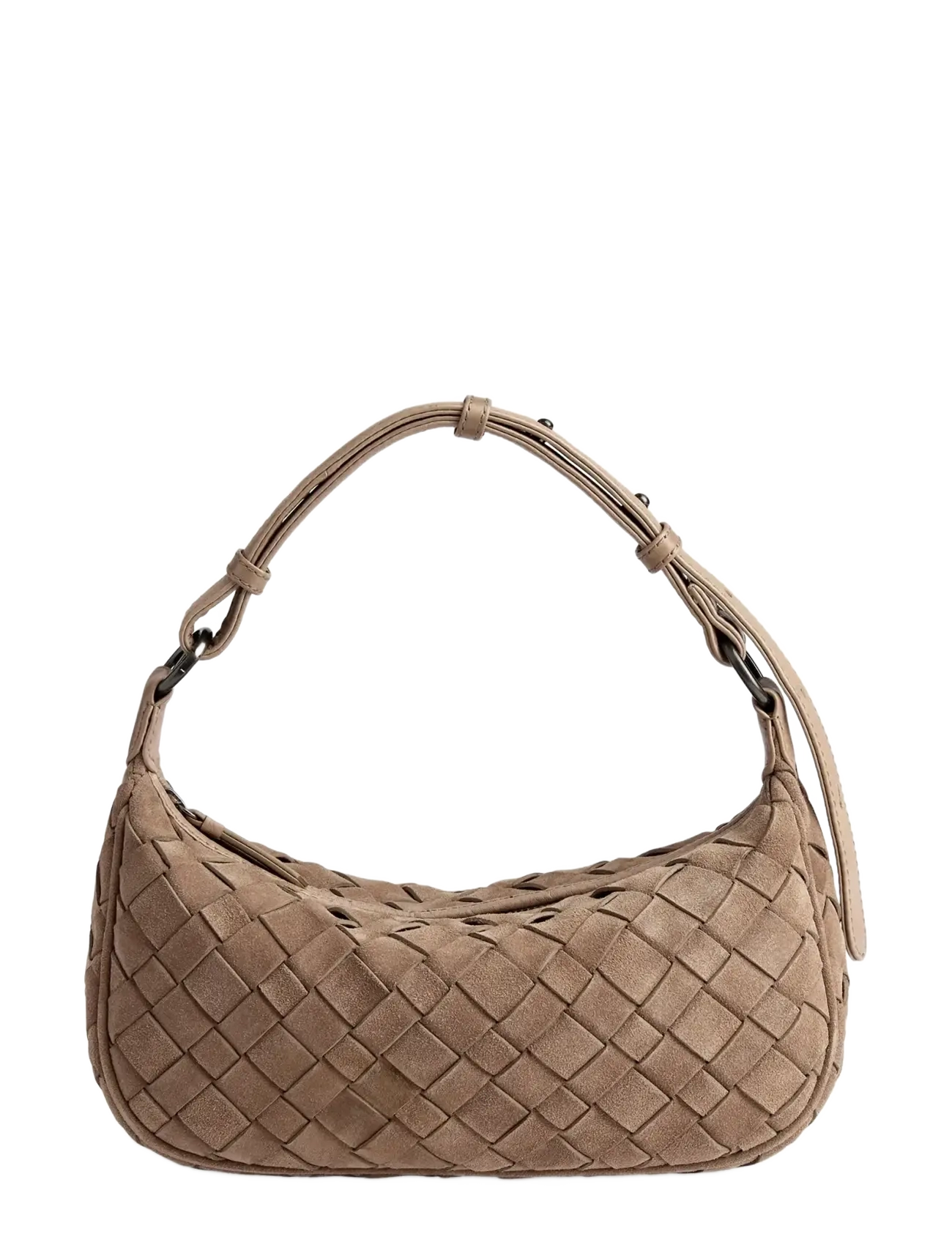 Markberg Mini MuseMBG Bag, Sue. Weave - Axelremsväskor - MOCHA MOUSSE / beige
