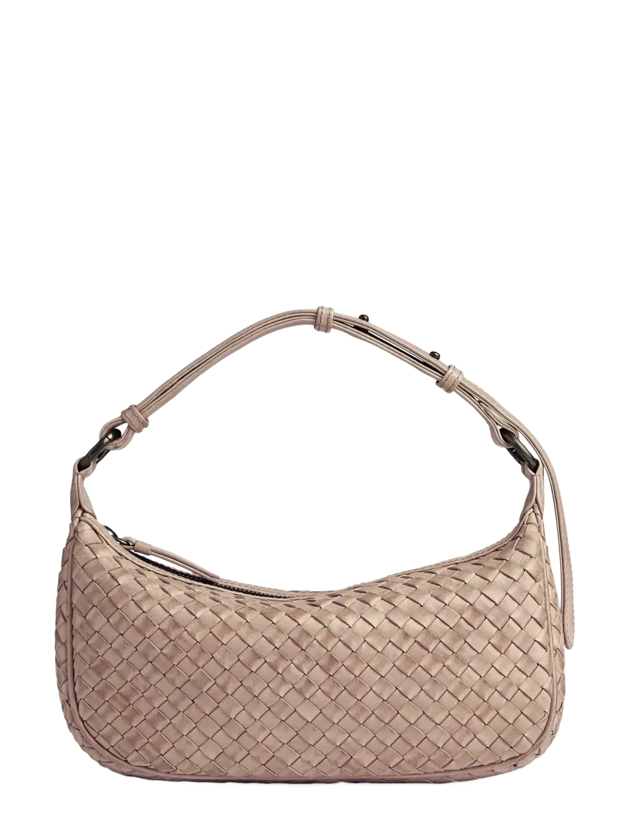 Markberg Mini MuseMBG Bag, Weave - Axelremsväskor - MOCHA MOUSSE / beige