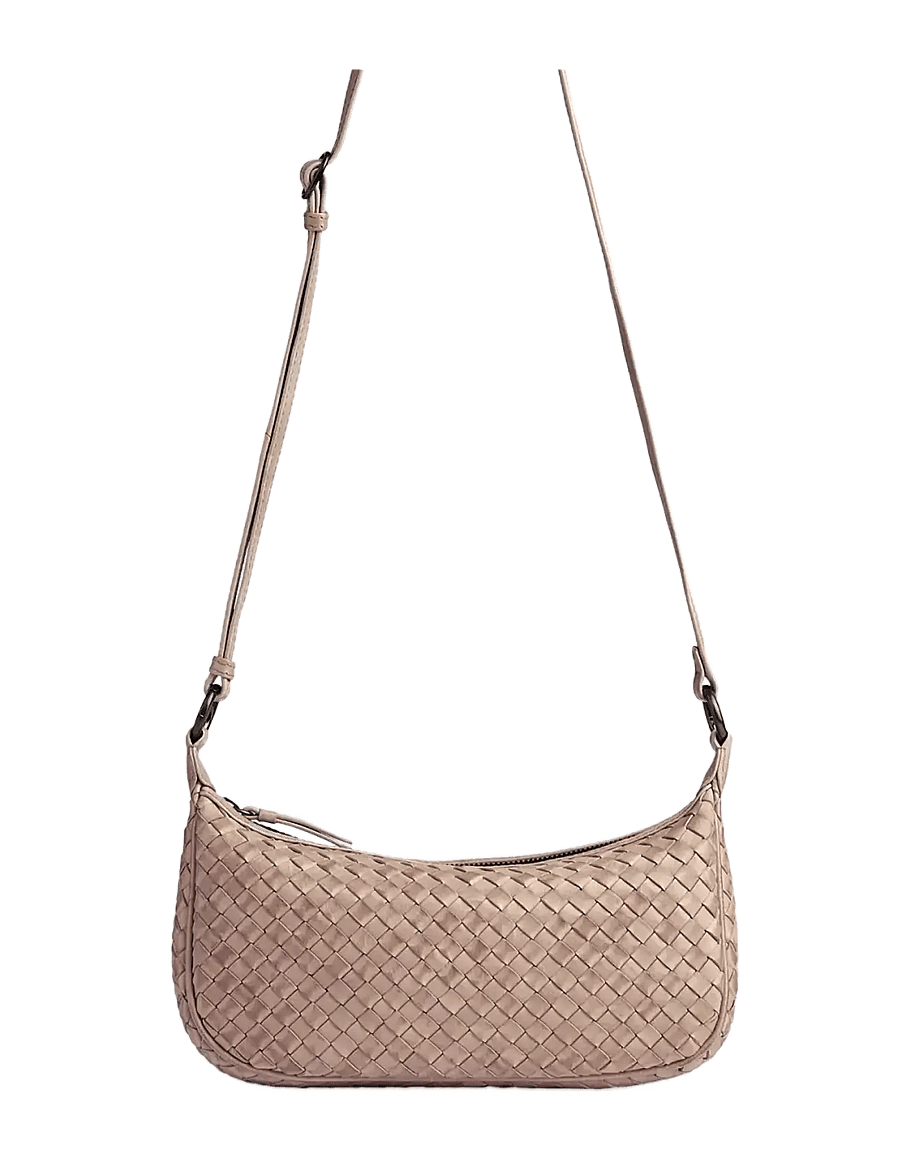 Markberg - Mini MuseMBG Bag, Weave - modetrends - mocha mousse - 4