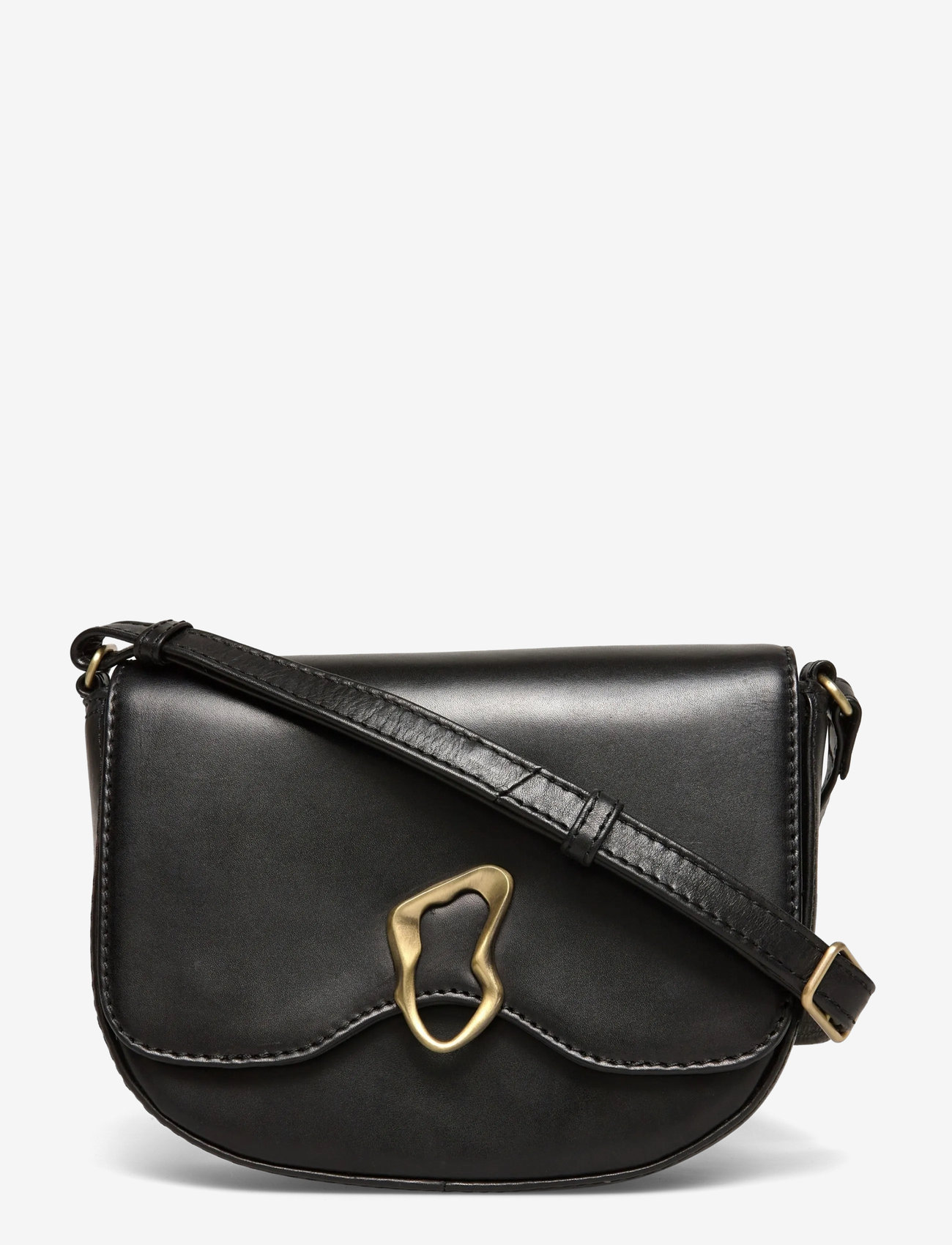 Markberg - KadenMBG Cross. Bag, Antique - fashion trends - black w/br. gold - 0