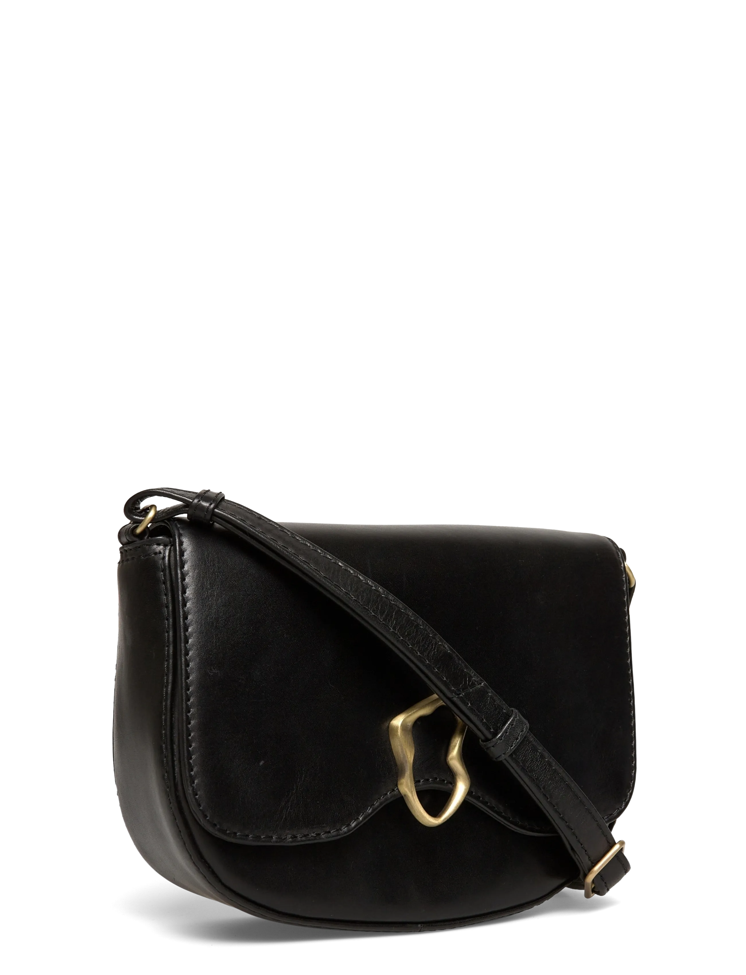 Markberg - KadenMBG Cross. Bag, Antique - fashion trends - black w/br. gold - 2
