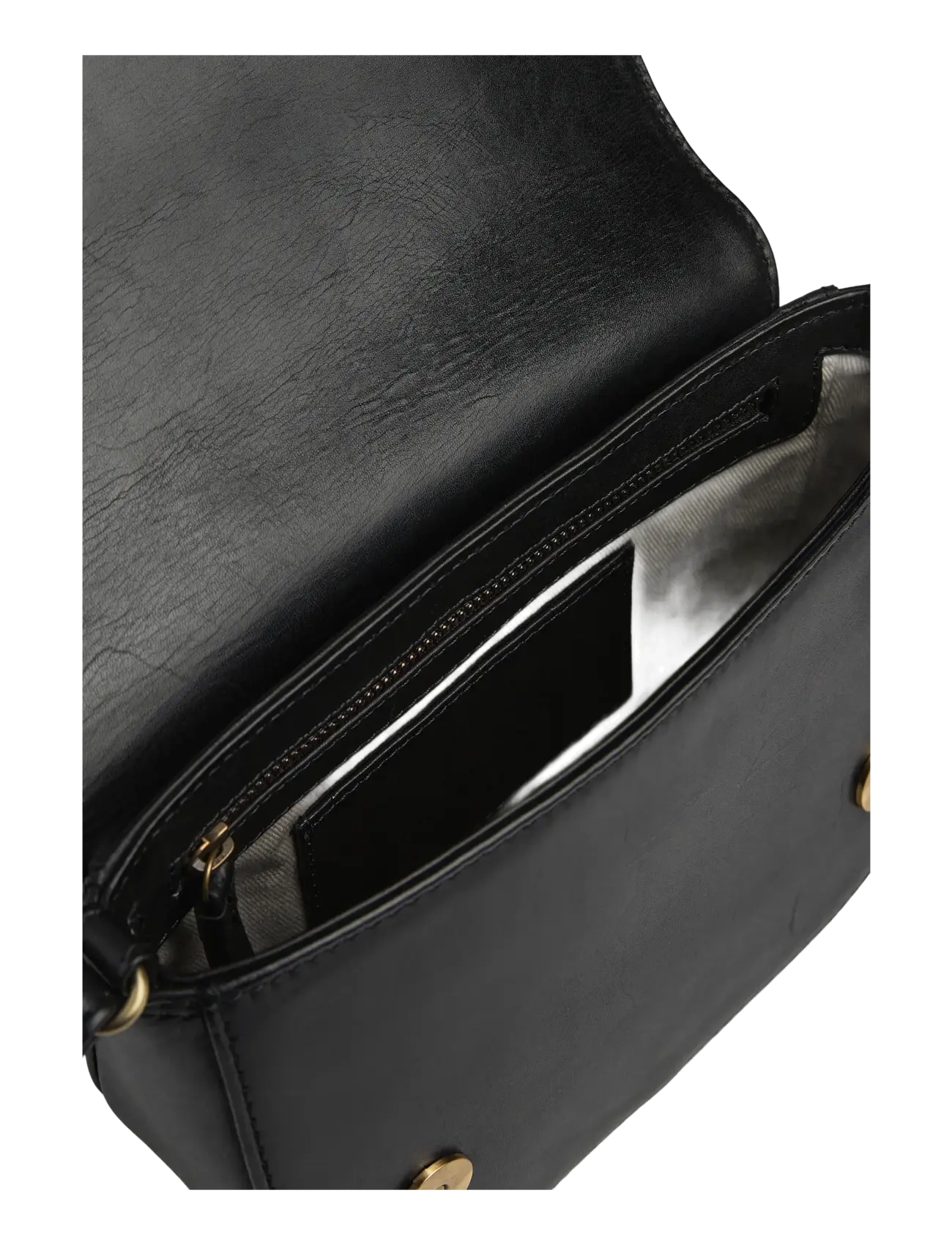 Markberg - KadenMBG Cross. Bag, Antique - fashion trends - black w/br. gold - 5