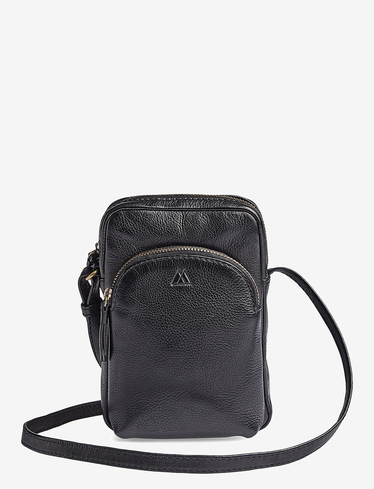 Markberg - AiryMBG Mini Cross. Bag, Vin. - modetrender - black w/br. gold - 0