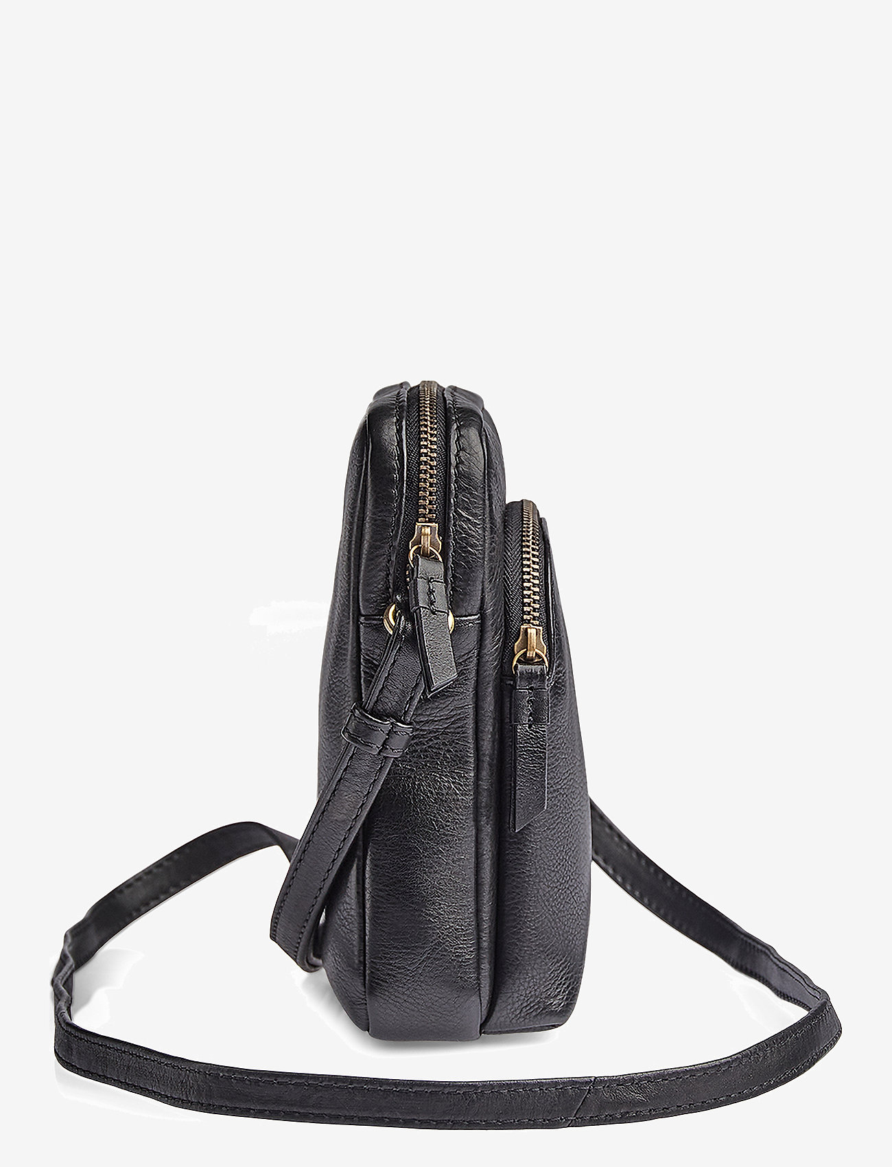 Markberg - AiryMBG Mini Cross. Bag, Vin. - modetrender - black w/br. gold - 2