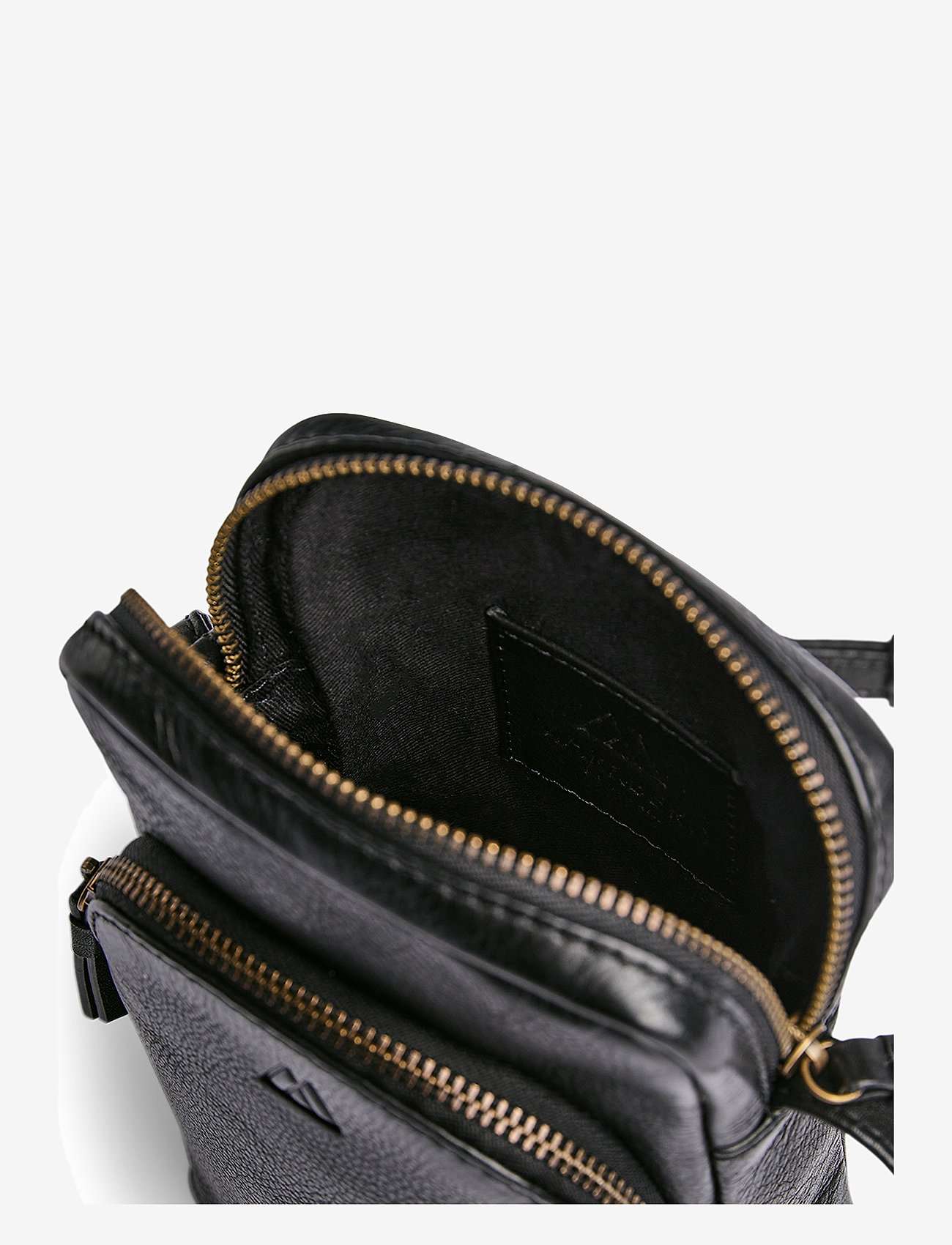 Markberg - AiryMBG Mini Cross. Bag, Vin. - modetrender - black w/br. gold - 5