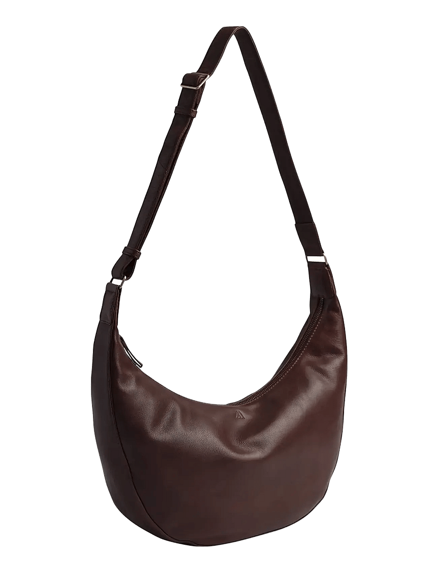 Markberg - CoreMBG Cross. Bag, Soft Vint. - modetrends - chocolate brown w/br. gold - 1