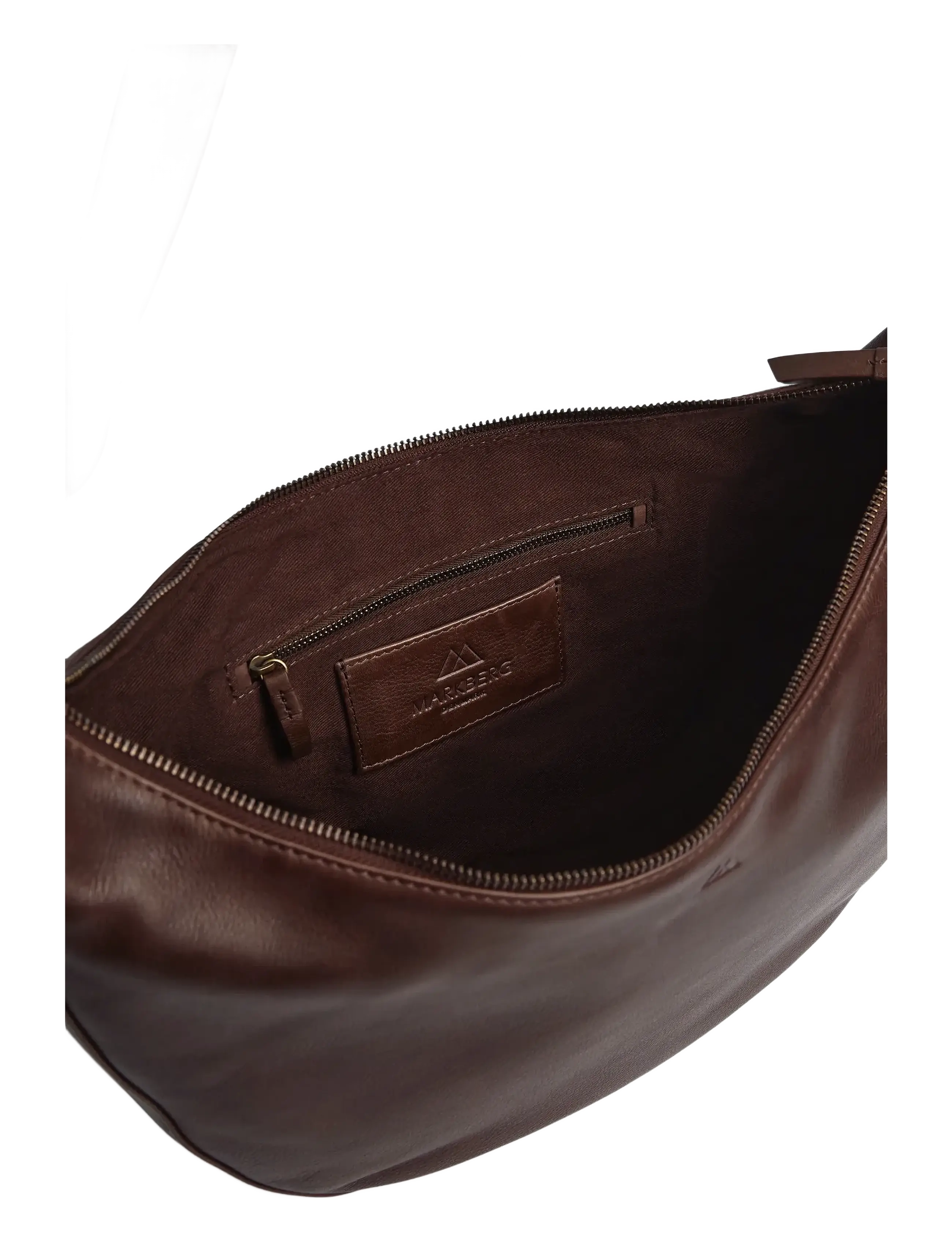 Markberg - CoreMBG Cross. Bag, Soft Vint. - chocolate brown w/br. gold - 4