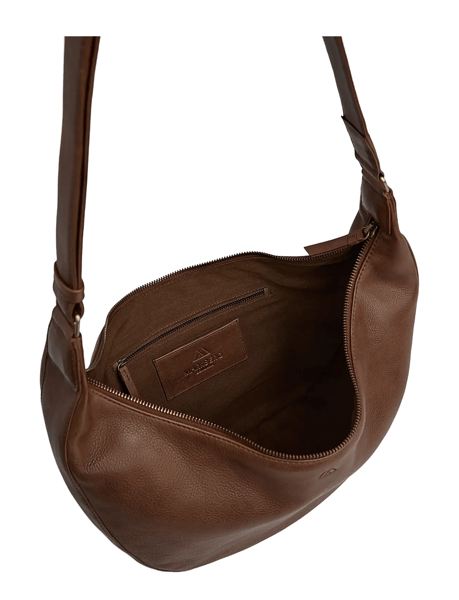 Markberg - CoreMBG Cross. Bag, Soft Vint. - modetrender - cognac w/br. gold - 4