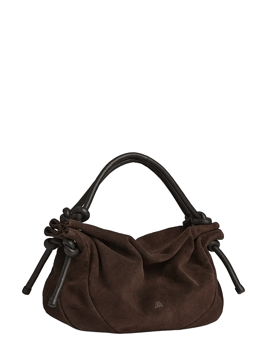 Markberg - ZaharaMBG Handbag, Suede - særlige begivenheder - dark brown - 2