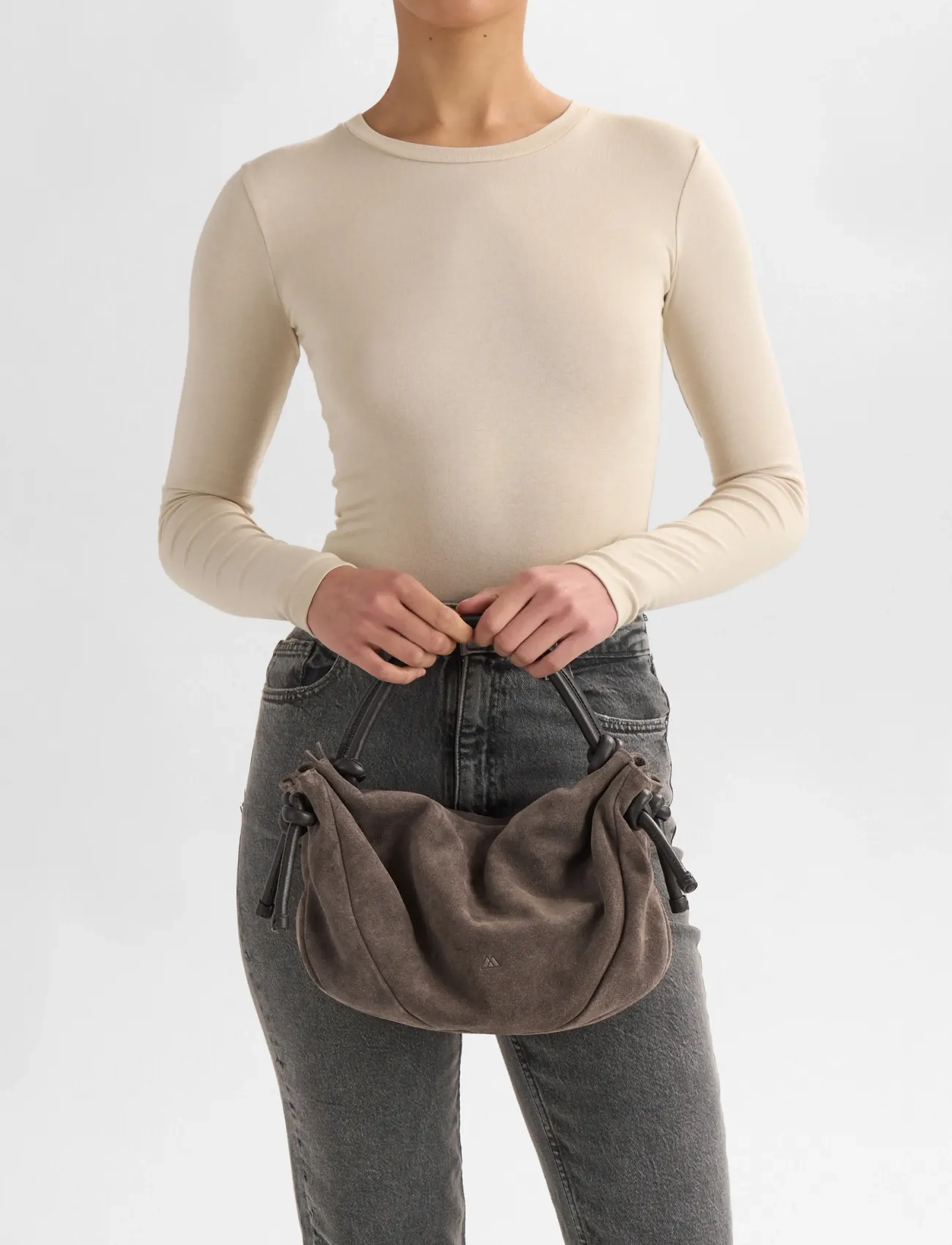 Markberg Zaharambg Handbag, Suede, One Size, Brown, Tasker > Tasker Med Tophåndtag, Dame